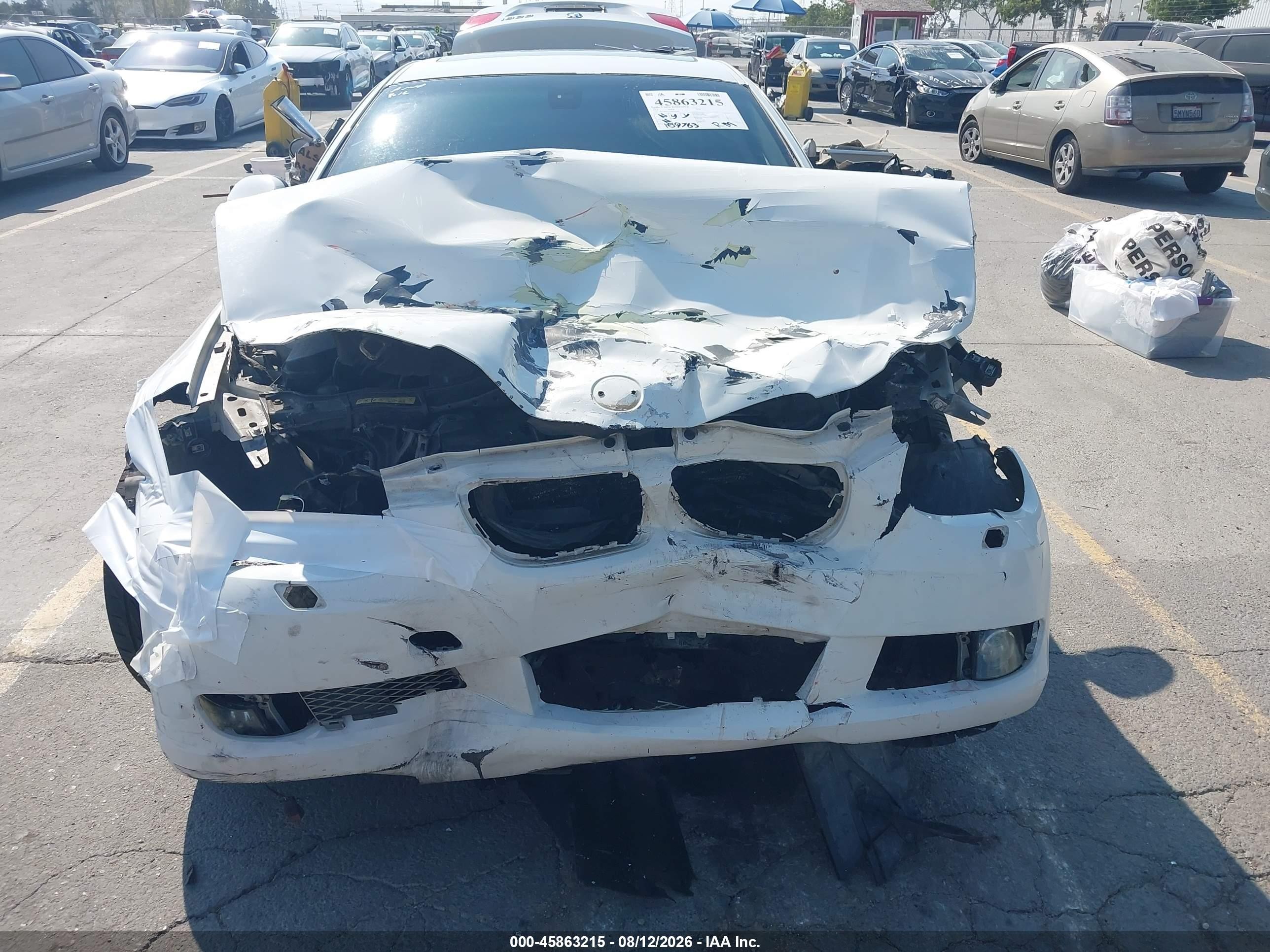 2008 Bmw 335i   White vin: WBAWB73528P039306