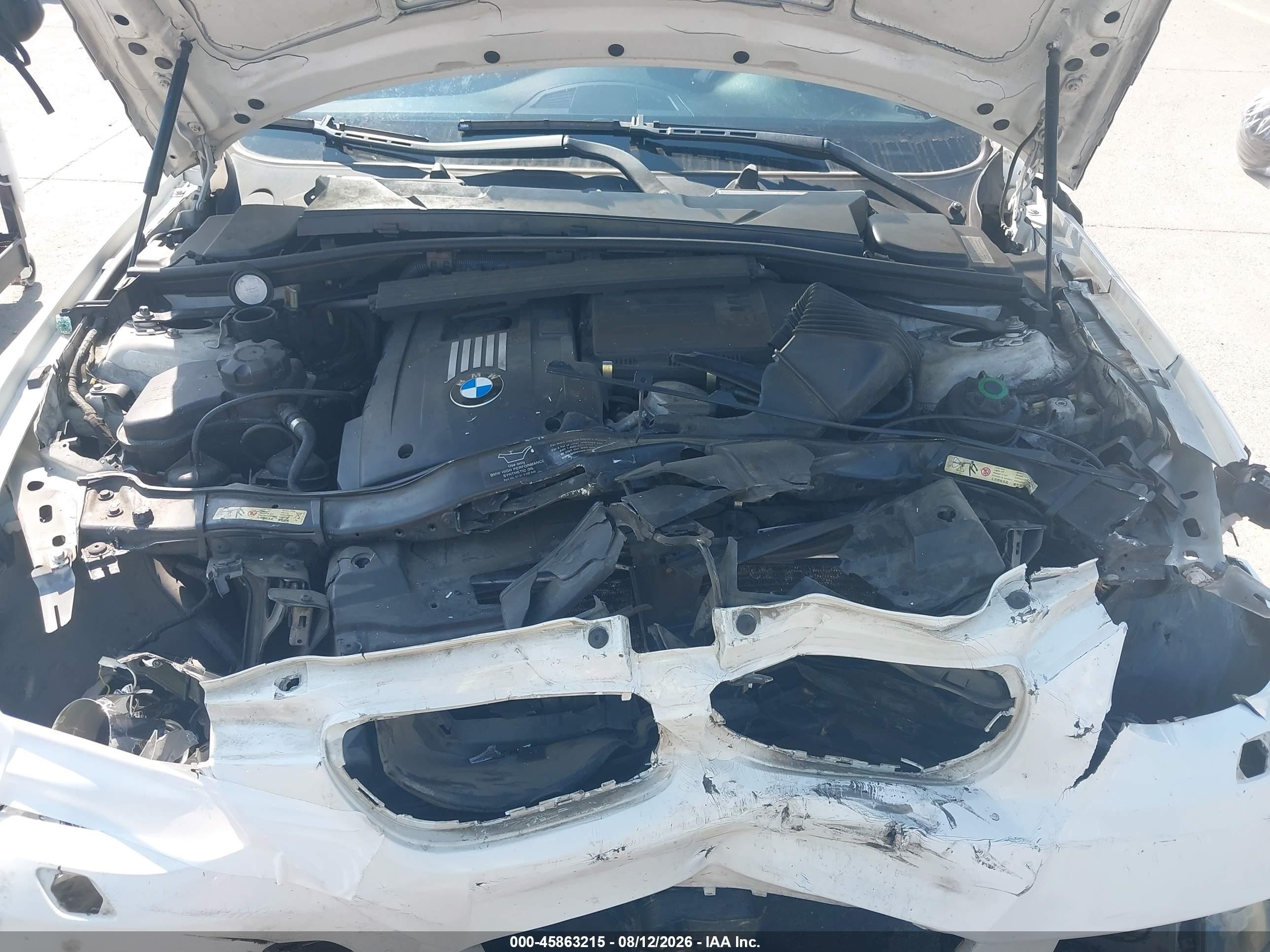 2008 Bmw 335i   White vin: WBAWB73528P039306