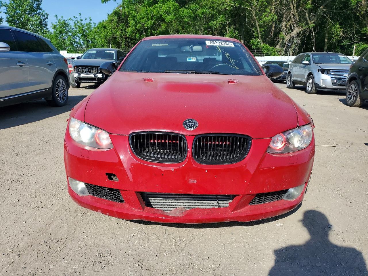 2009 Bmw 135 Red vin: WBAWB73529P045477