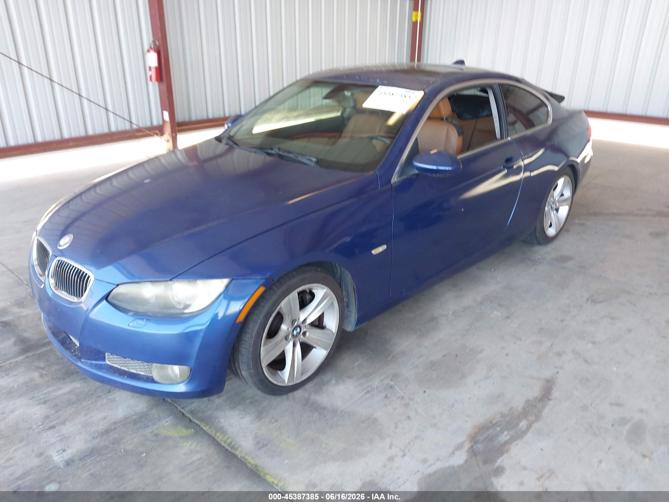 2007 Bmw 335i Синий vin: WBAWB73537P031391
