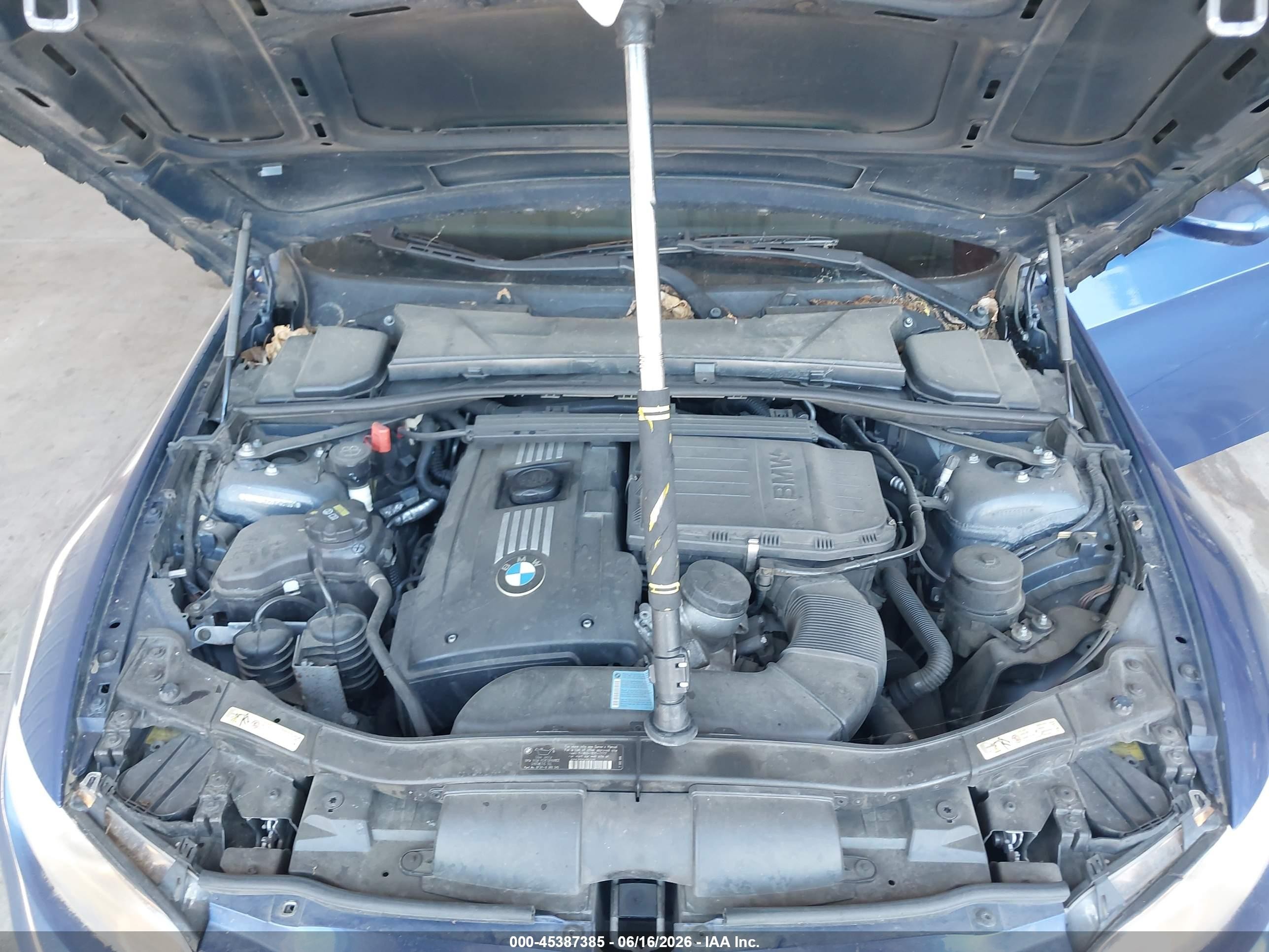 2007 Bmw 335i Синий vin: WBAWB73537P031391