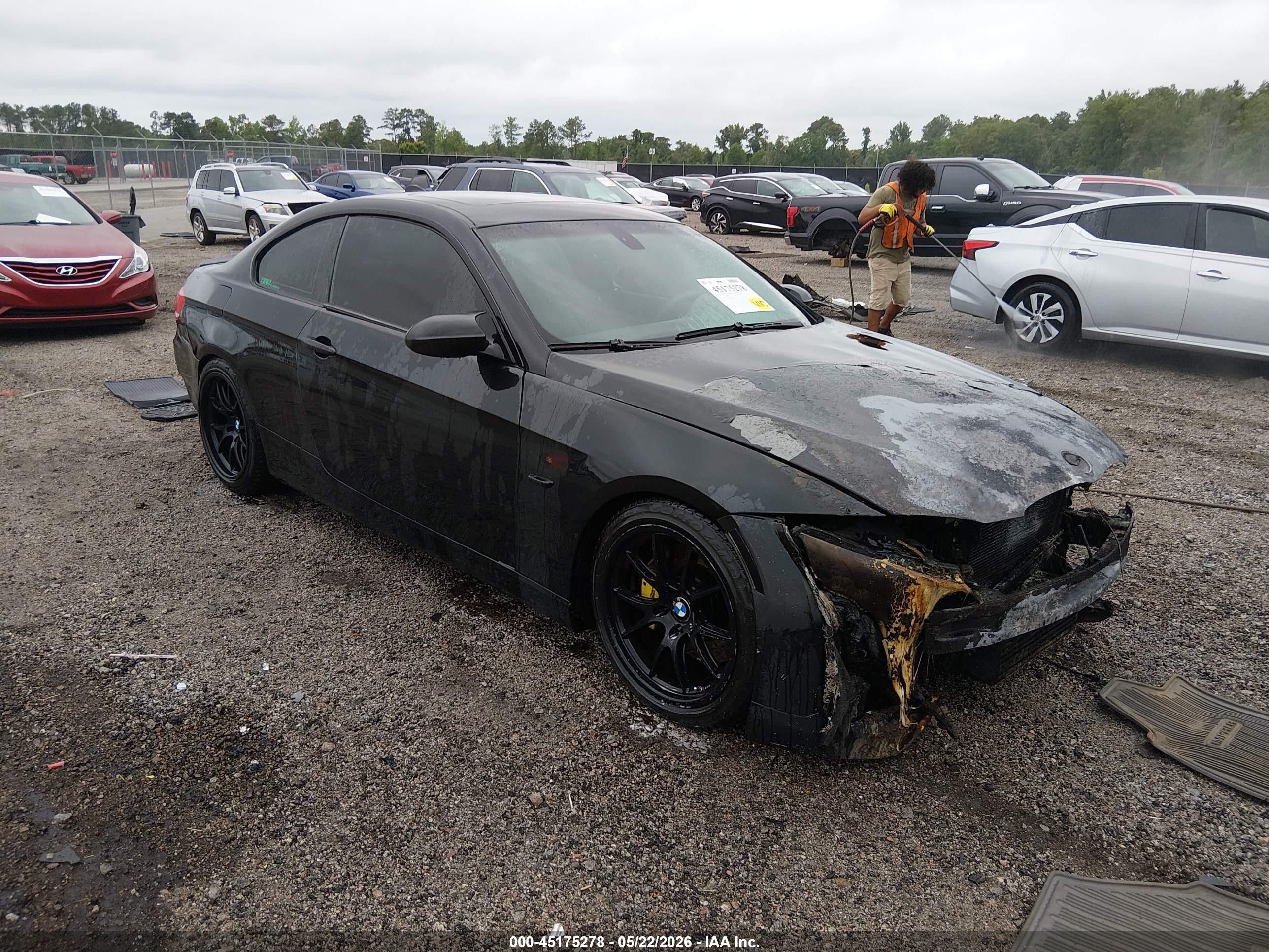 2007 Bmw 335i   Black vin: WBAWB73537PV80668
