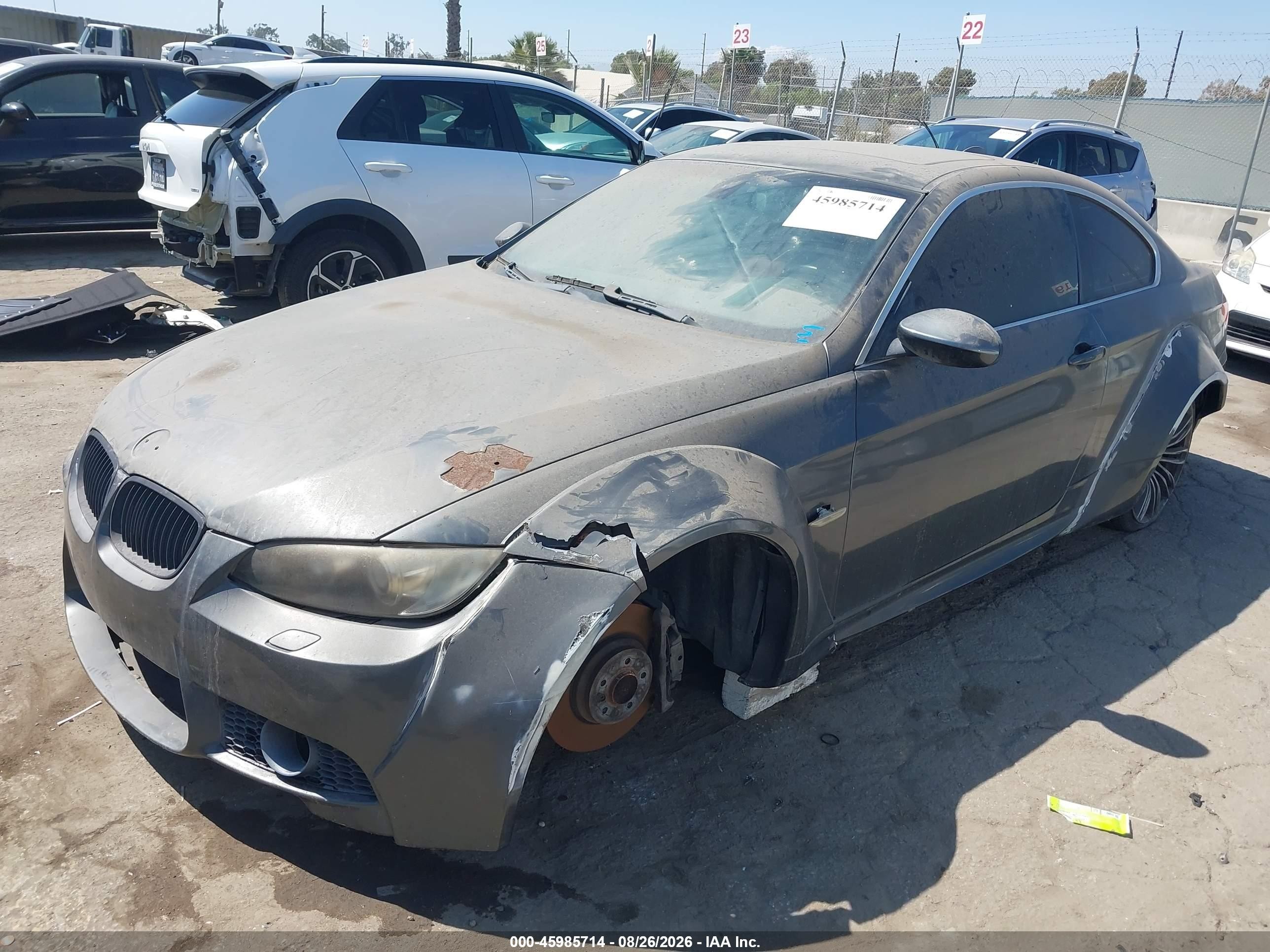 2007 Bmw 335i   Gray vin: WBAWB73537PV83019