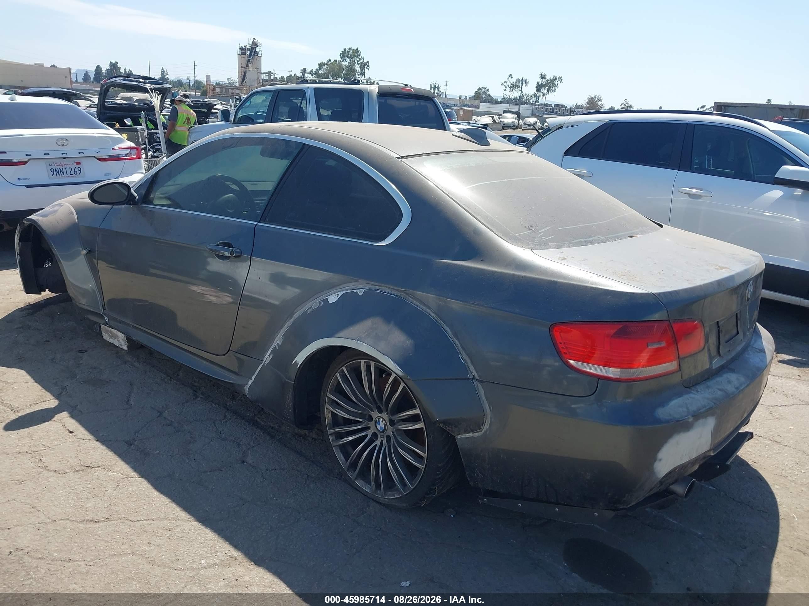 2007 Bmw 335i   Gray vin: WBAWB73537PV83019