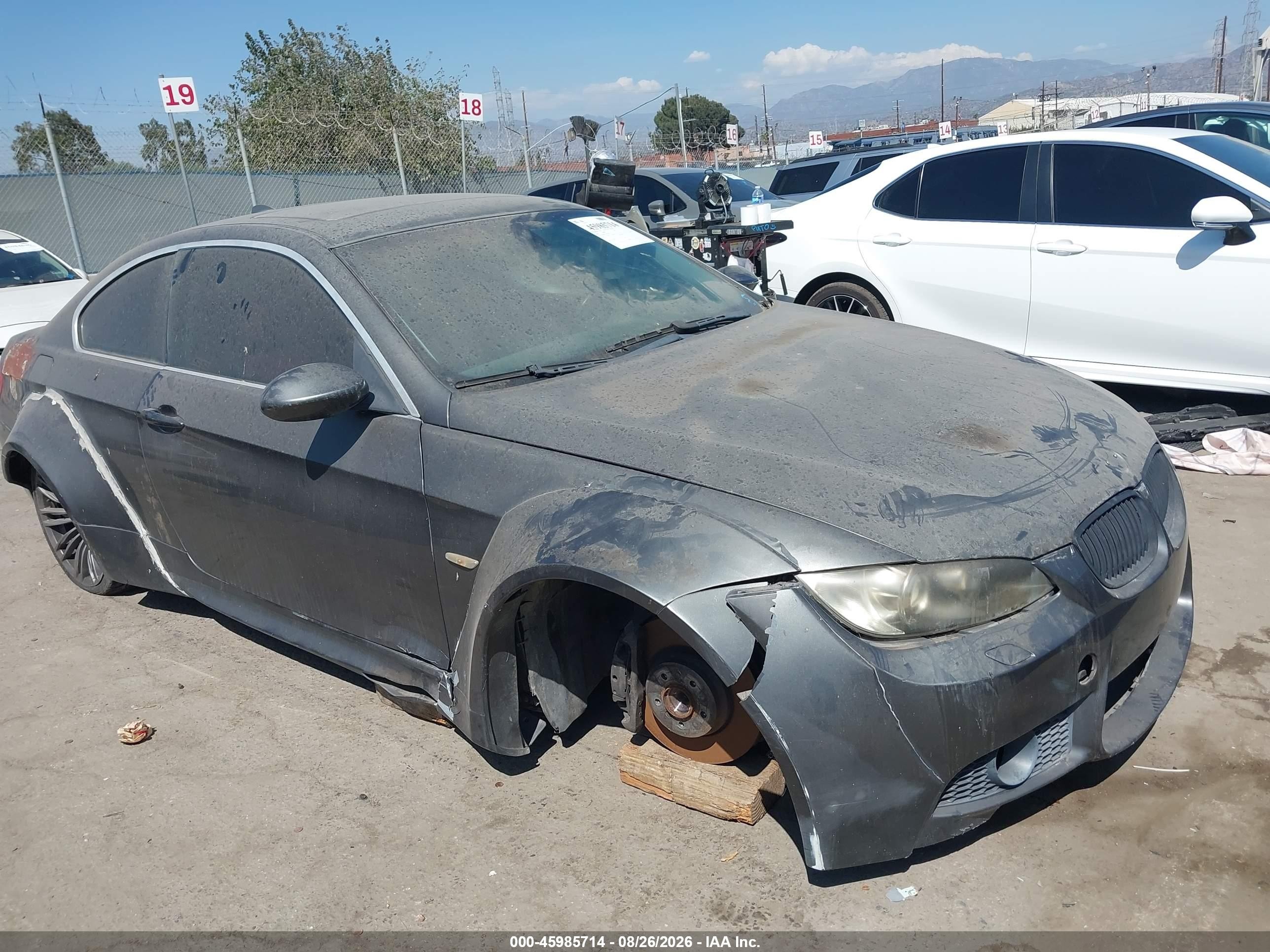 2007 Bmw 335i   Gray vin: WBAWB73537PV83019