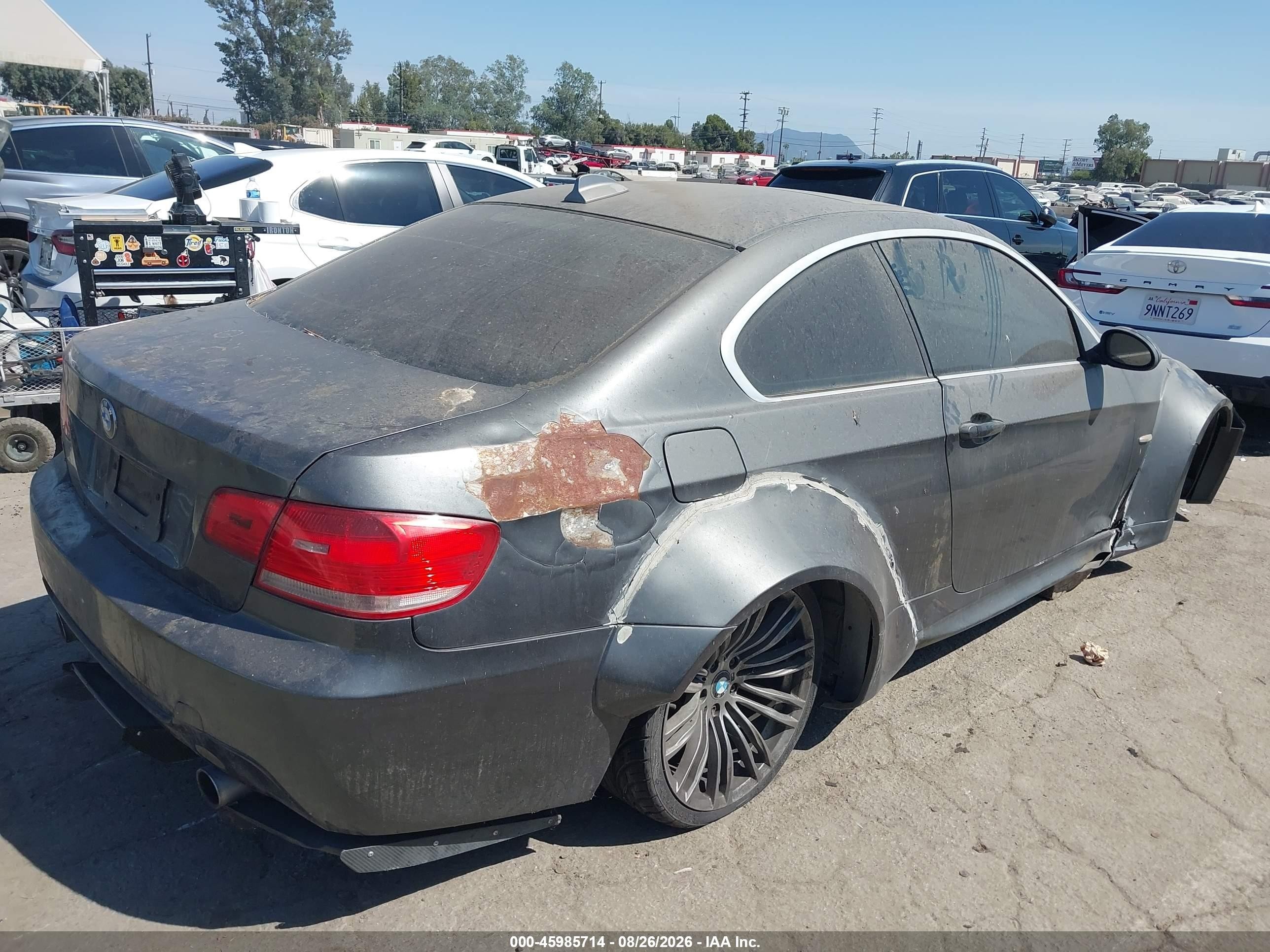 2007 Bmw 335i   Gray vin: WBAWB73537PV83019