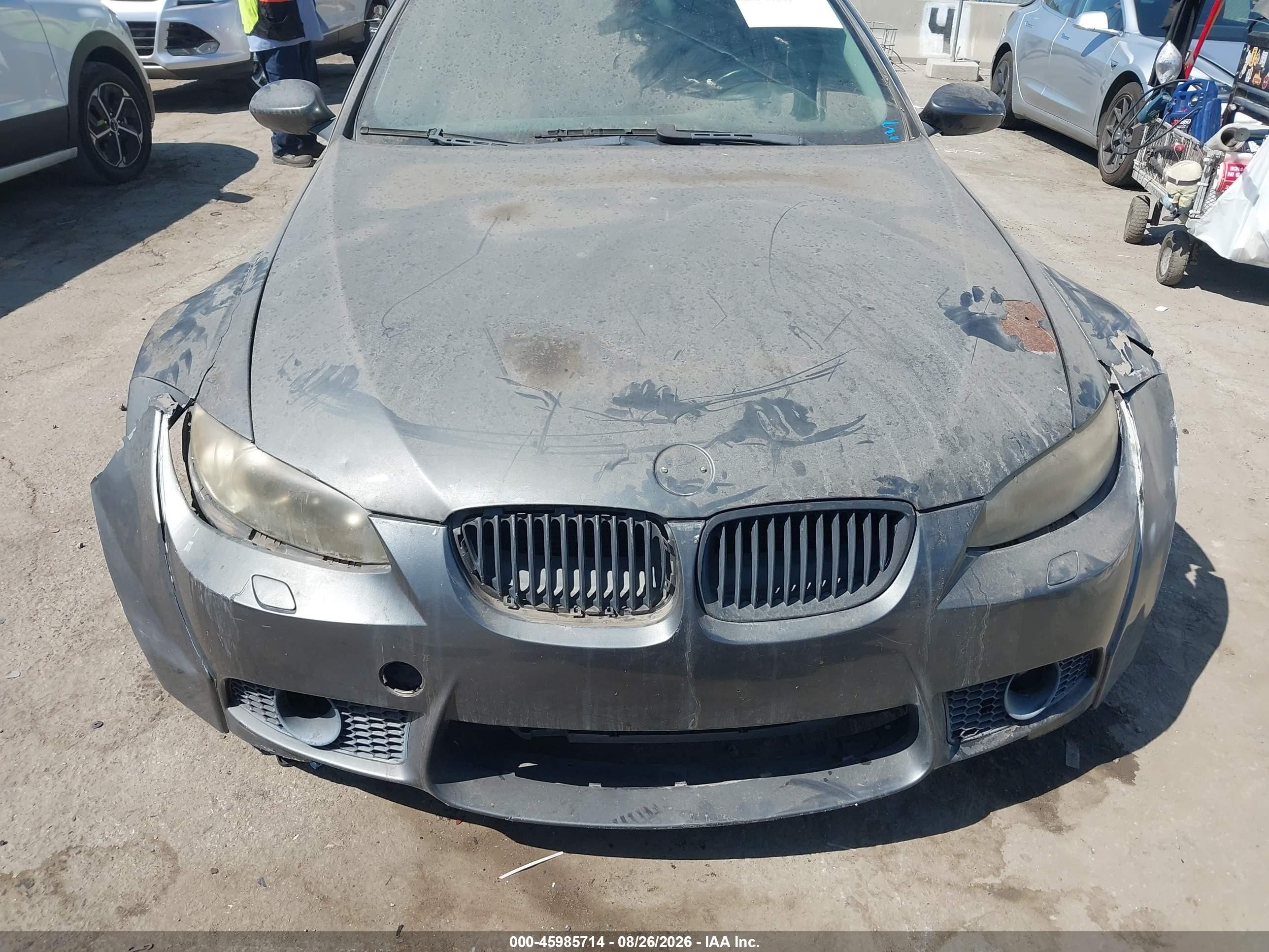 2007 Bmw 335i   Gray vin: WBAWB73537PV83019
