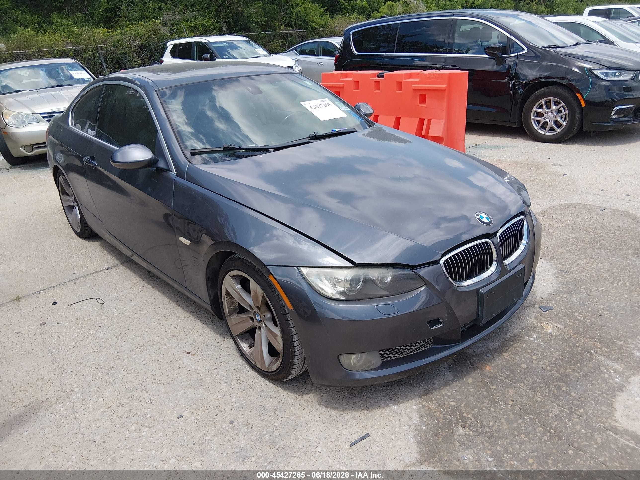 2007 Bmw 335i   Gray vin: WBAWB73547P037328
