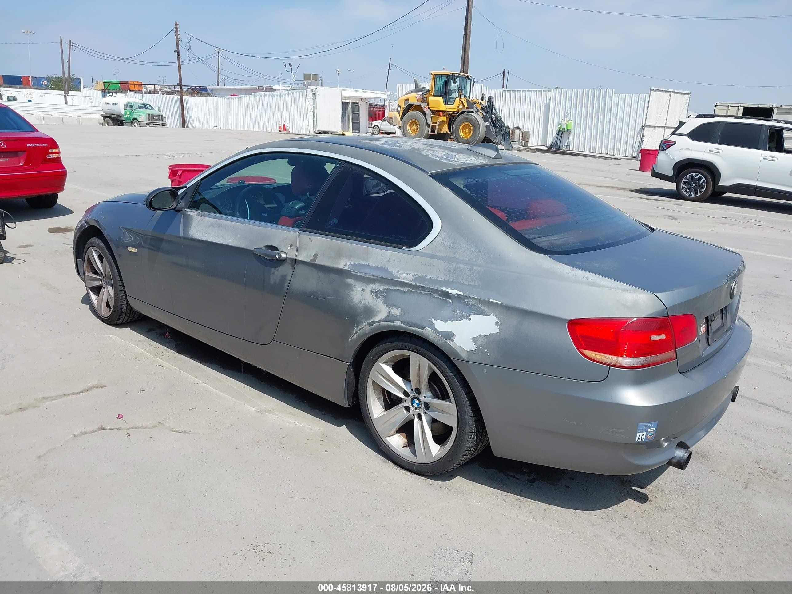 2007 Bmw 335i   Gray vin: WBAWB73547P037524