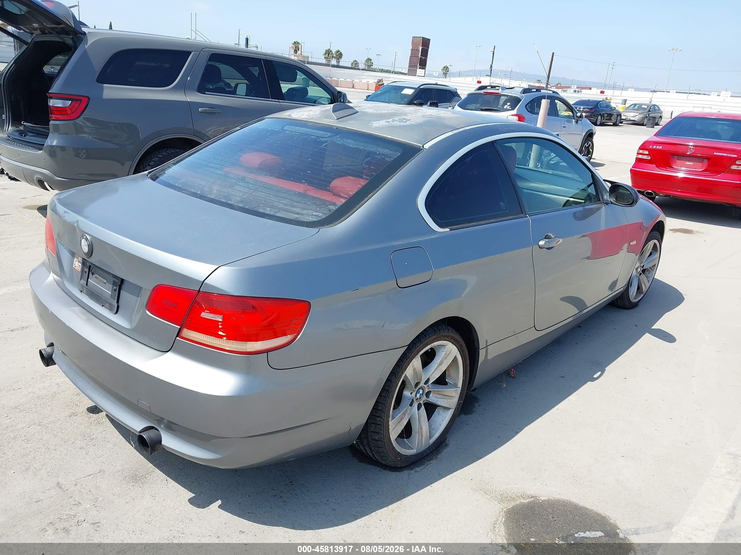 2007 Bmw 335i   Gray vin: WBAWB73547P037524