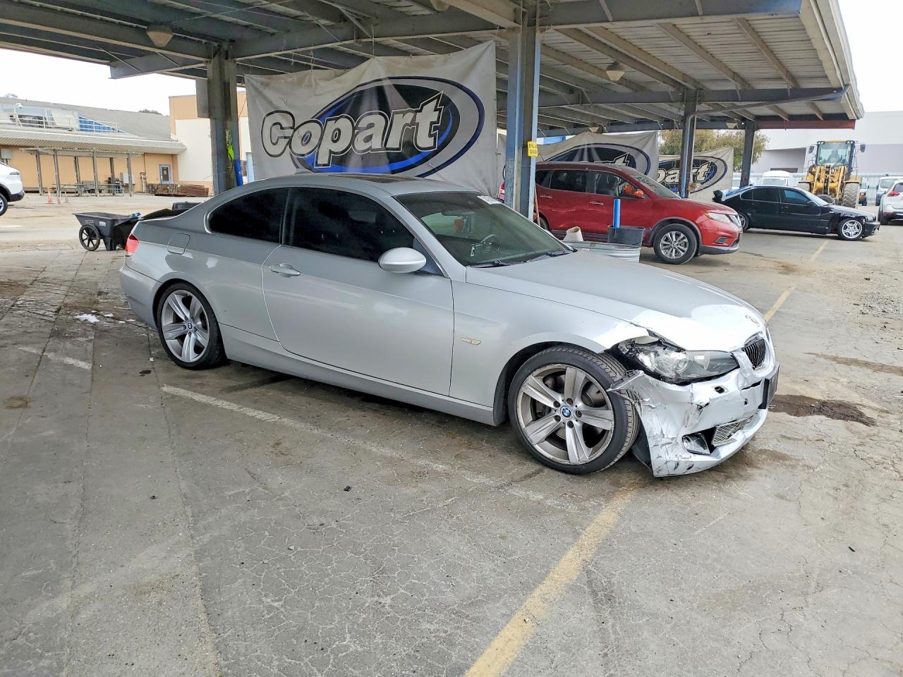 2007 Bmw 335 I Silver vin: WBAWB73547PV83336