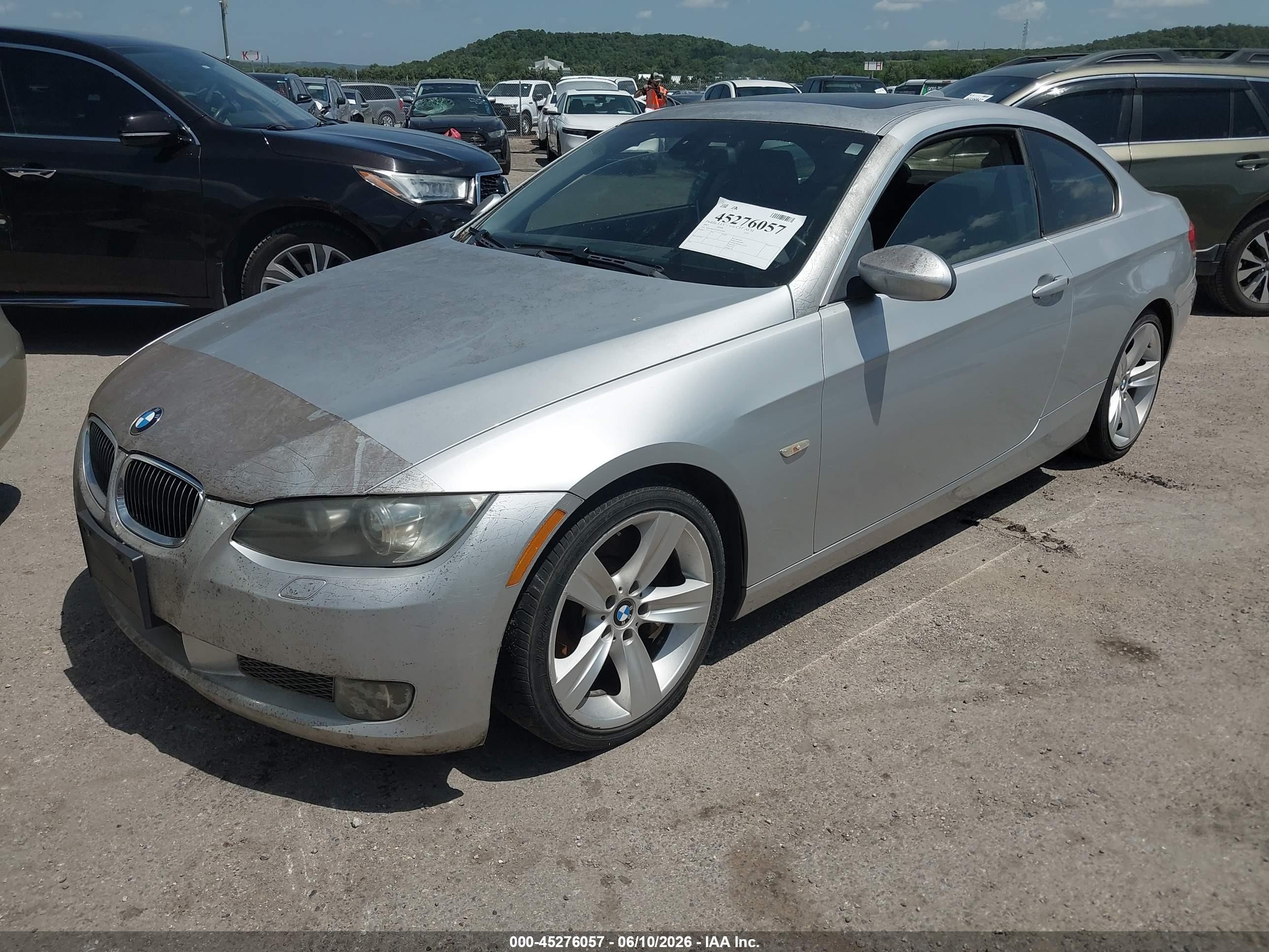 2007 Bmw 335i   Silver vin: WBAWB73557PV82065