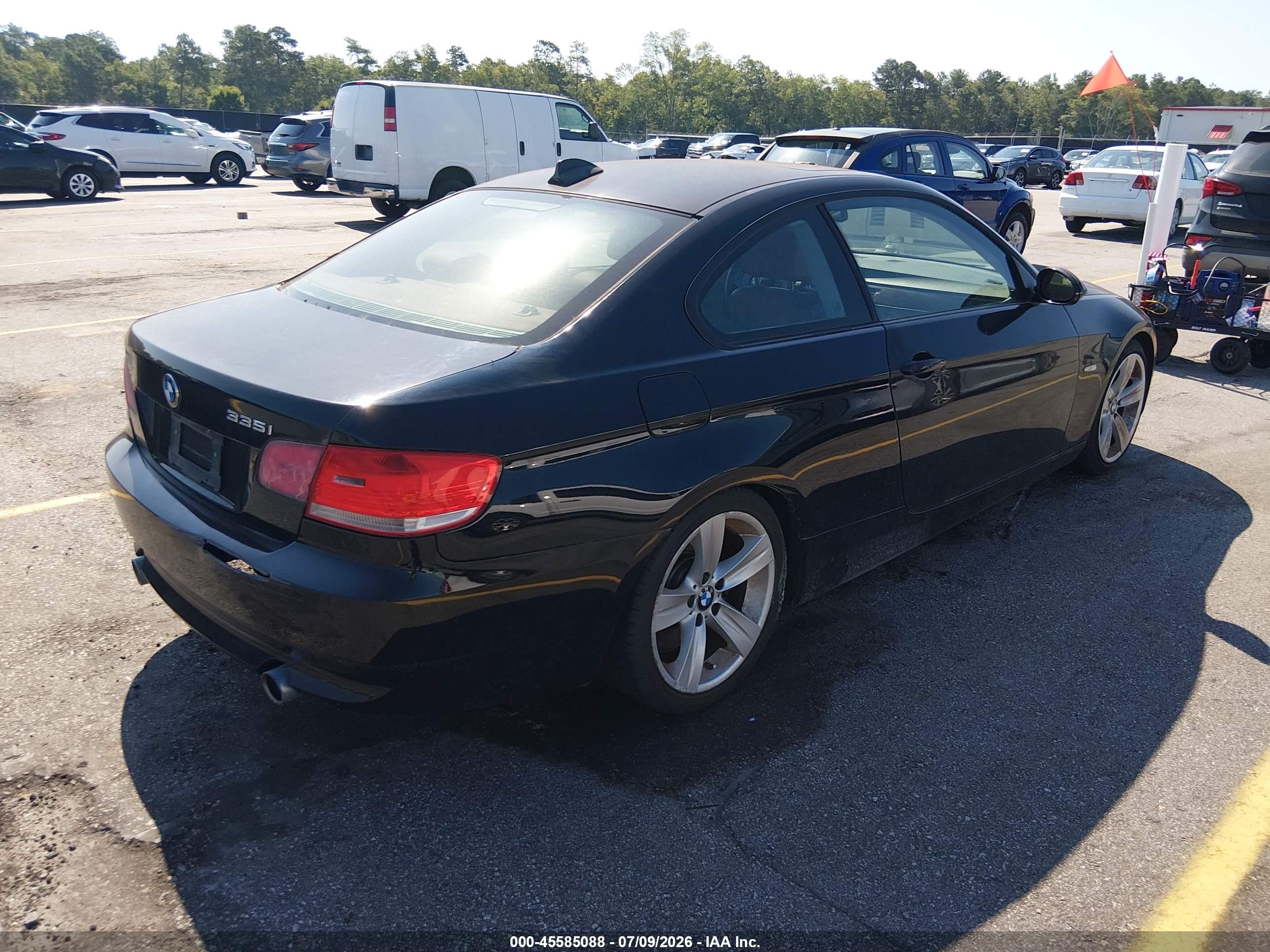 2009 Bmw 335i   Black vin: WBAWB73559P047000