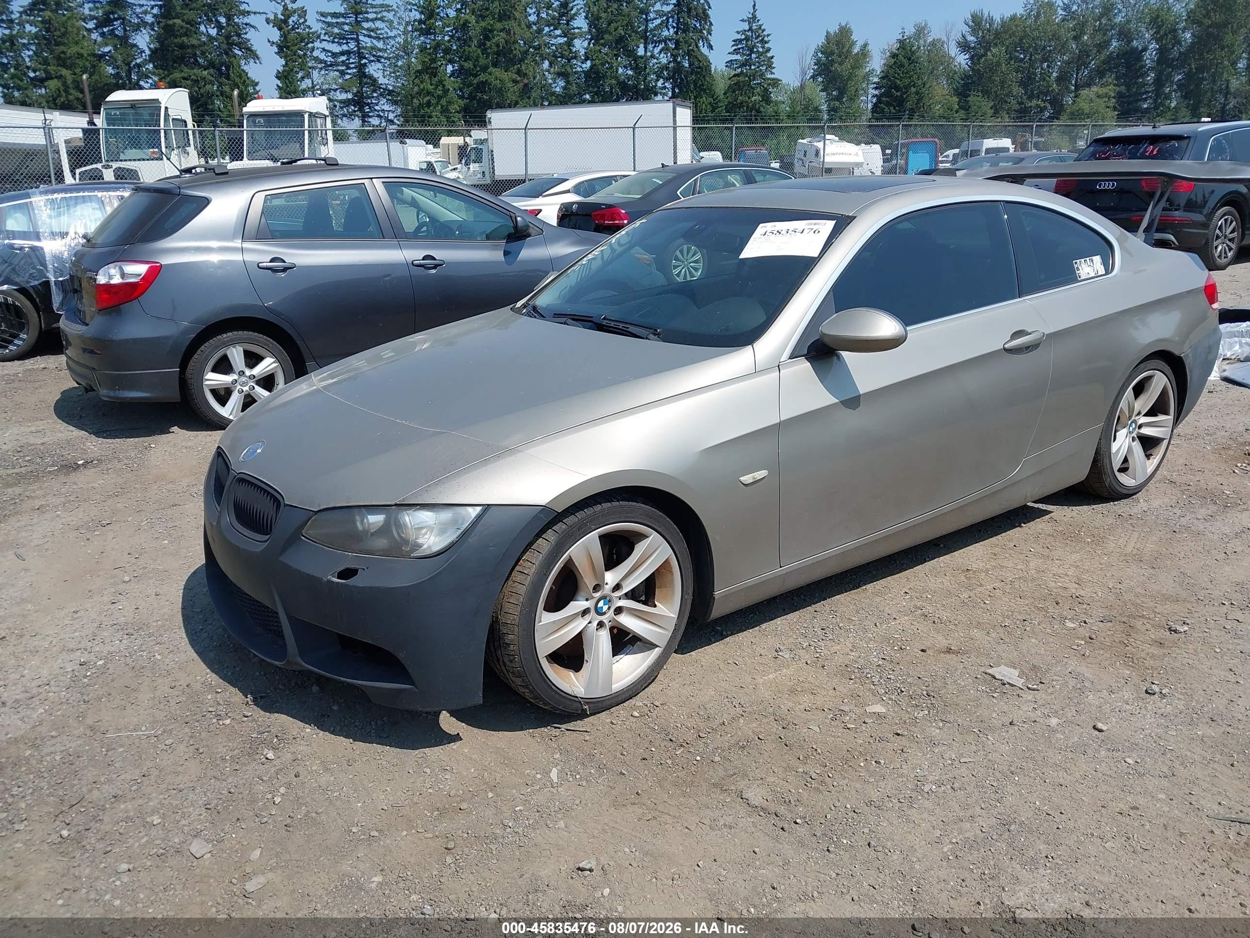 2008 Bmw 335i   Champagne vin: WBAWB73568P041687