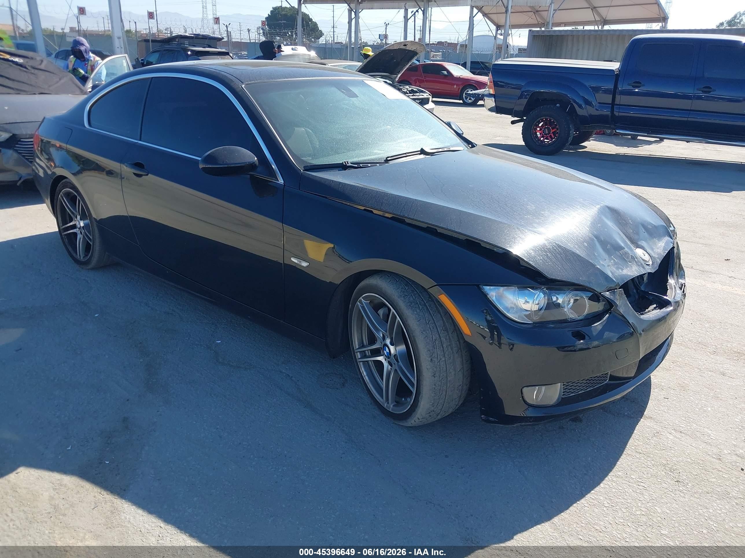 2007 Bmw 335i   Black vin: WBAWB73587PV83307