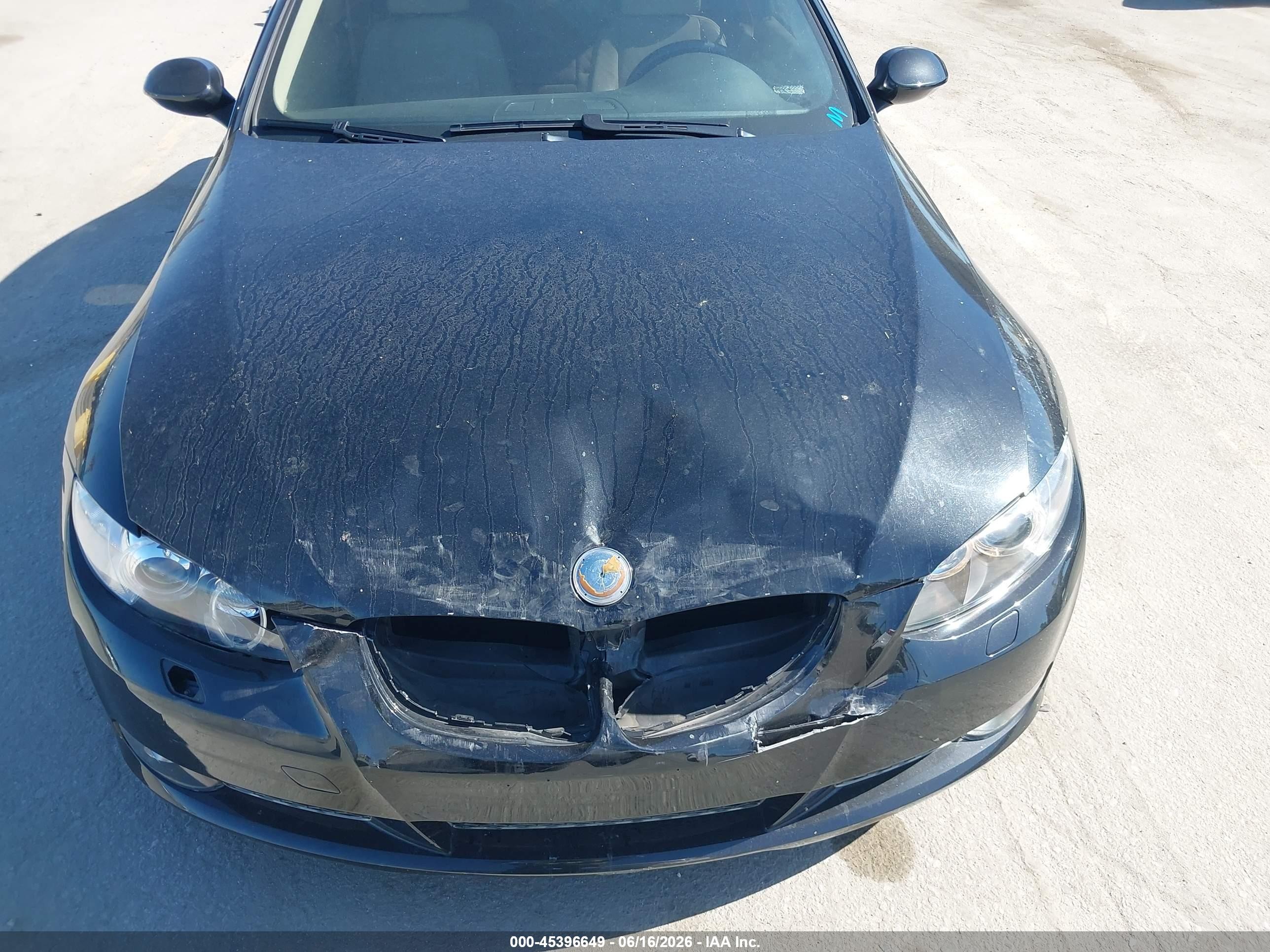2007 Bmw 335i   Black vin: WBAWB73587PV83307