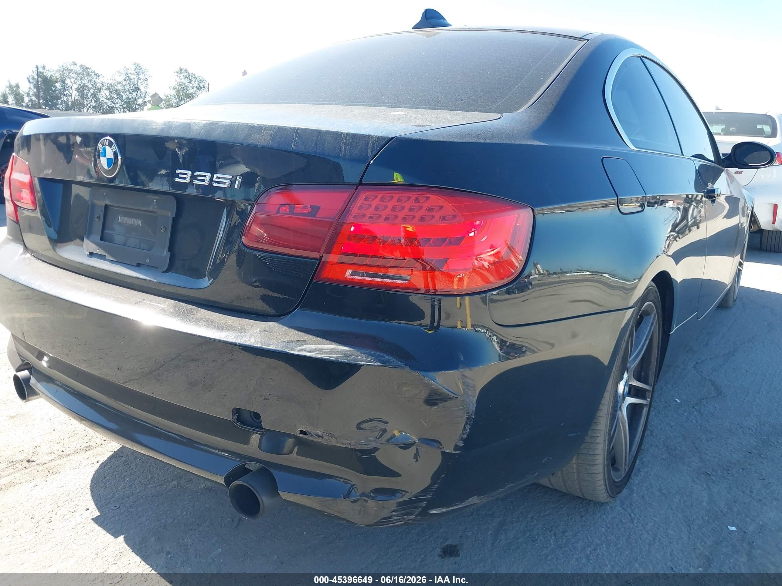 2007 Bmw 335i   Black vin: WBAWB73587PV83307