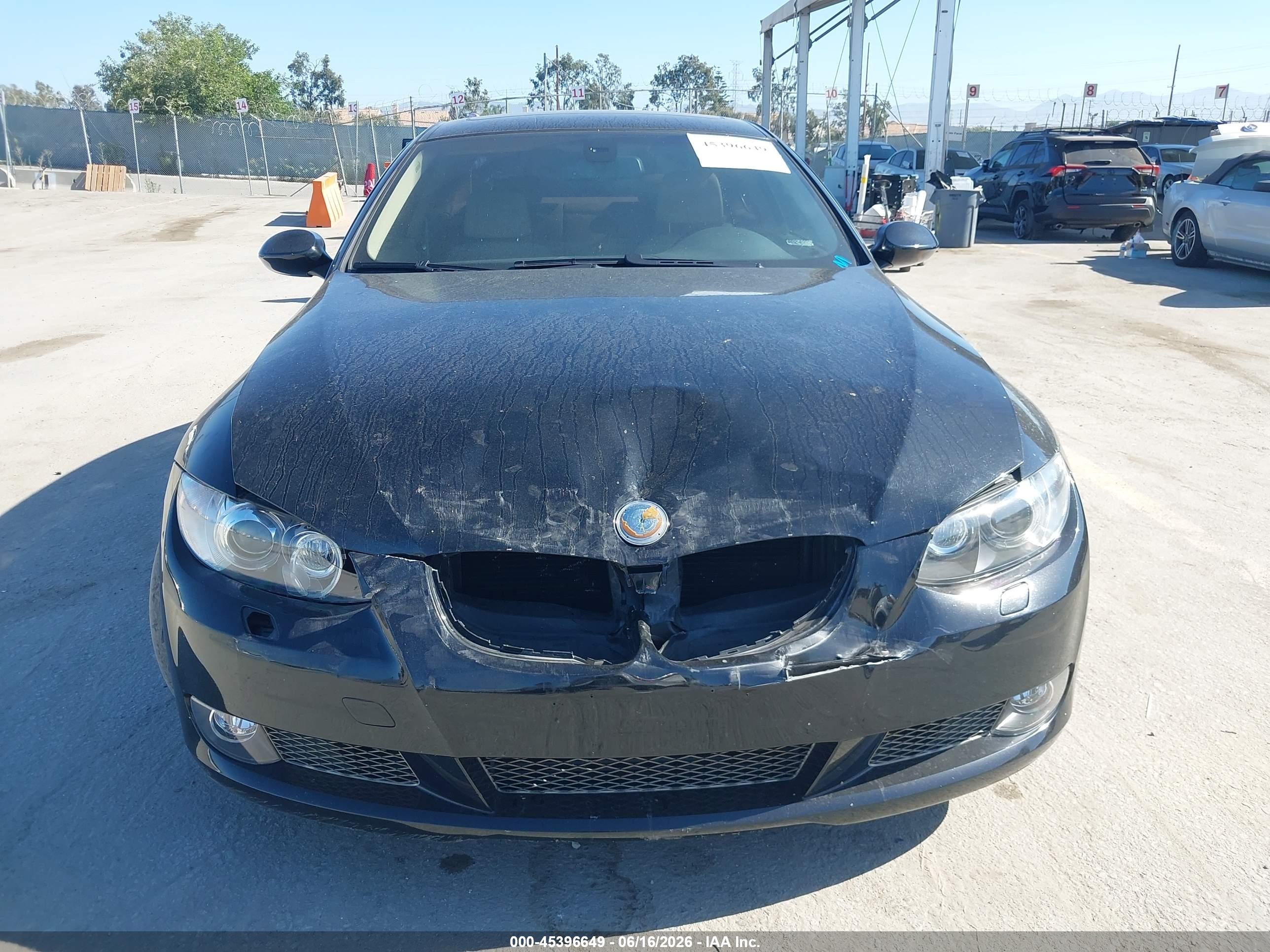 2007 Bmw 335i   Black vin: WBAWB73587PV83307