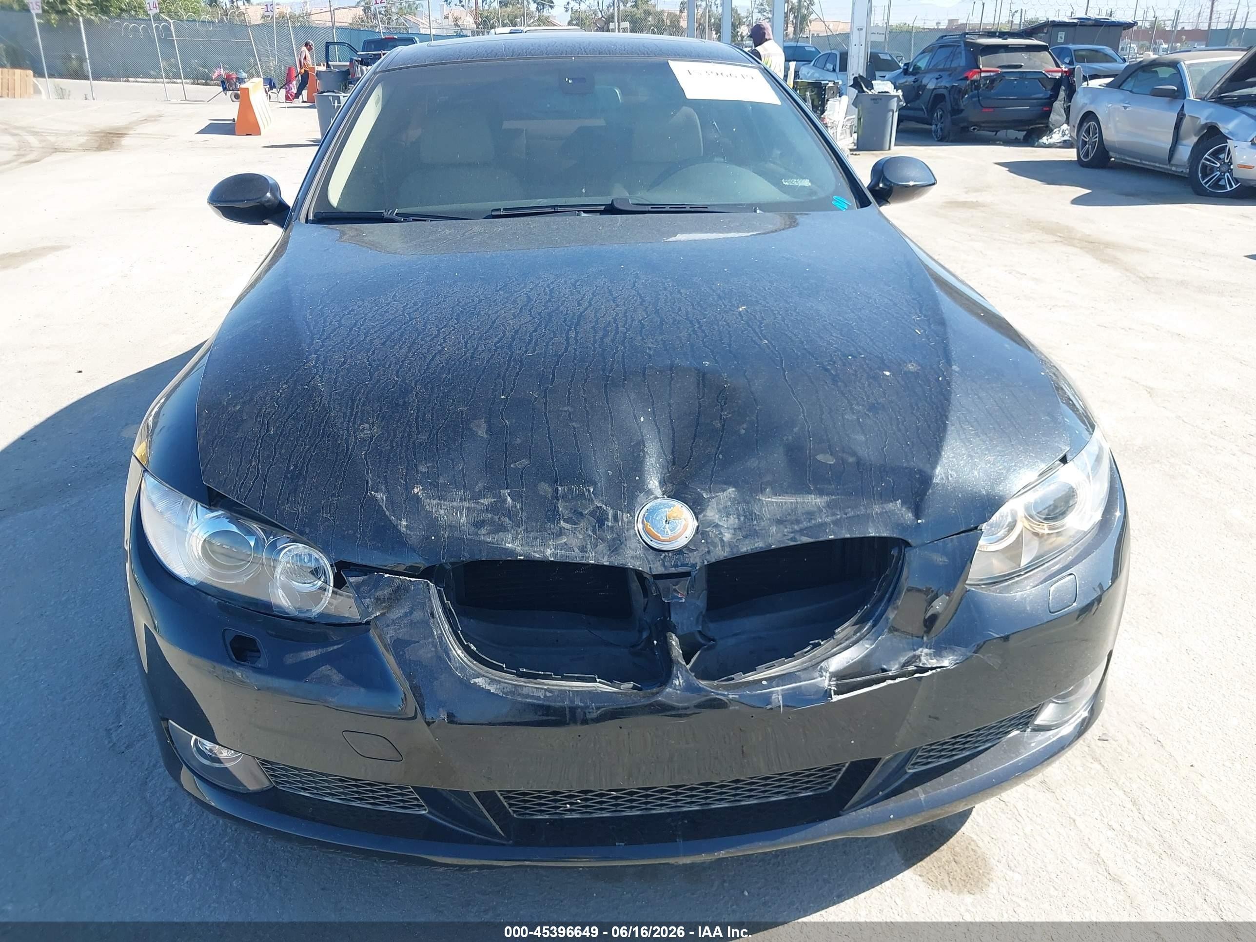 2007 Bmw 335i   Black vin: WBAWB73587PV83307
