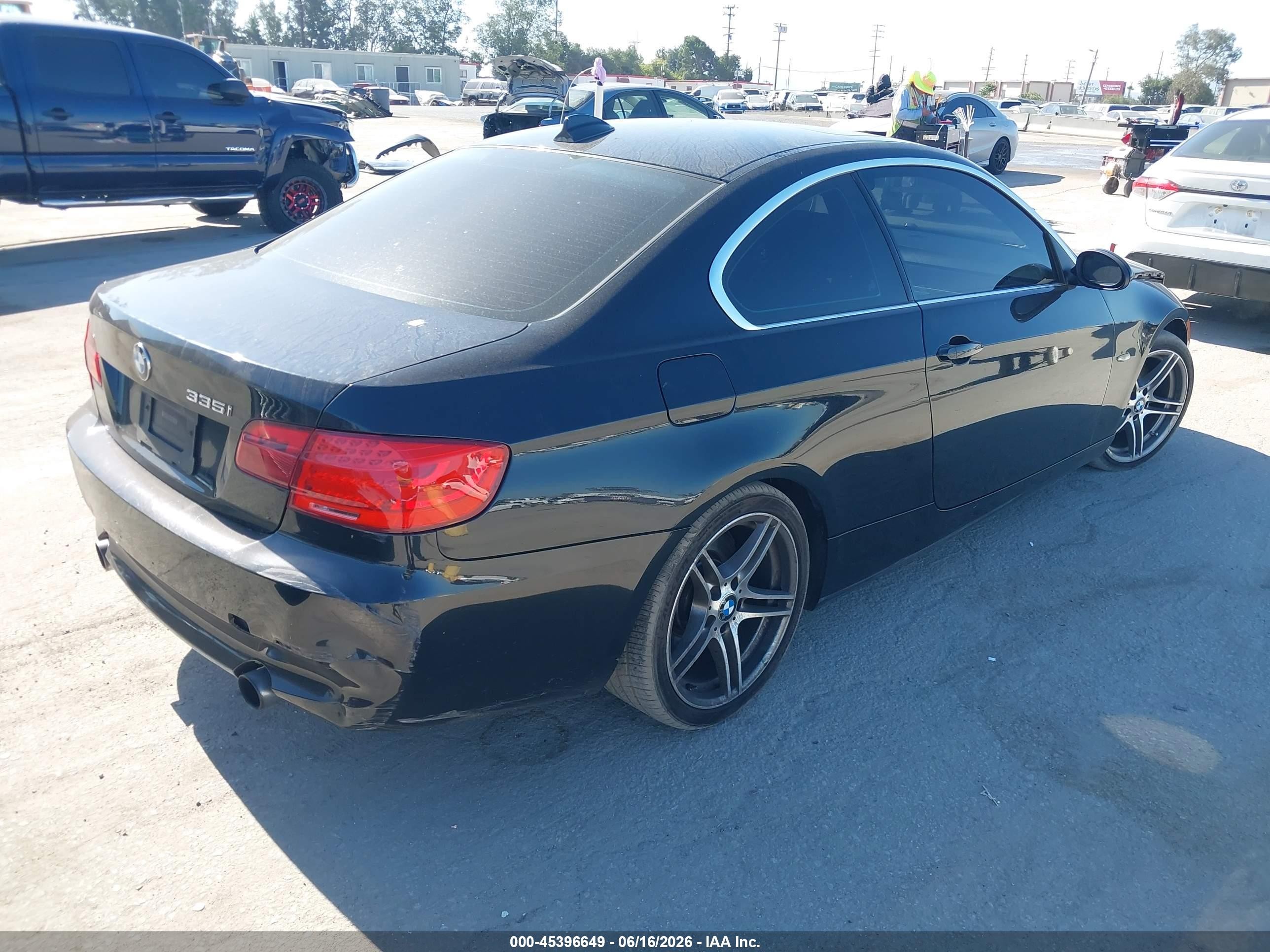 2007 Bmw 335i   Black vin: WBAWB73587PV83307