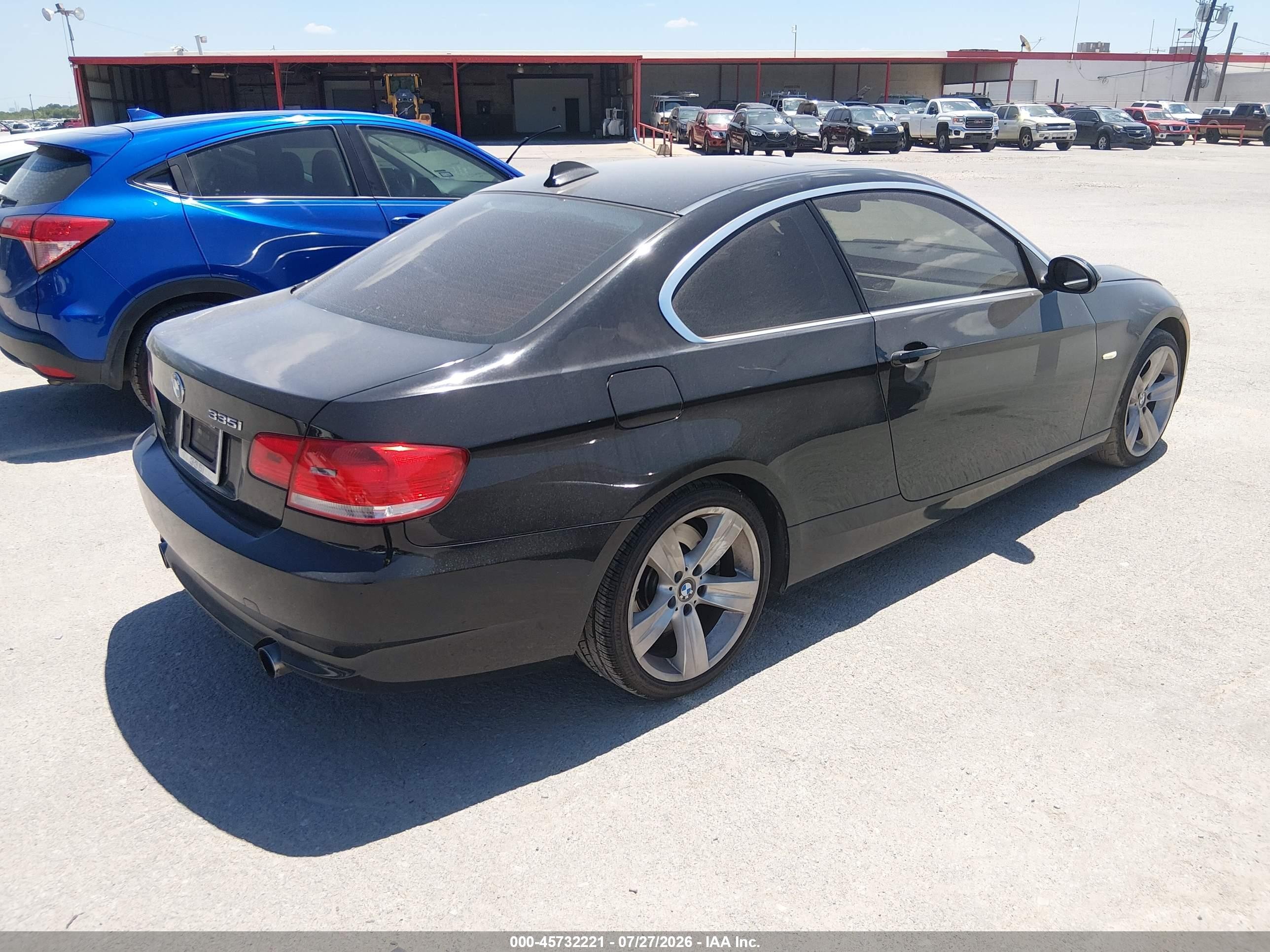 2007 Bmw 335i   Black vin: WBAWB73587PV83940