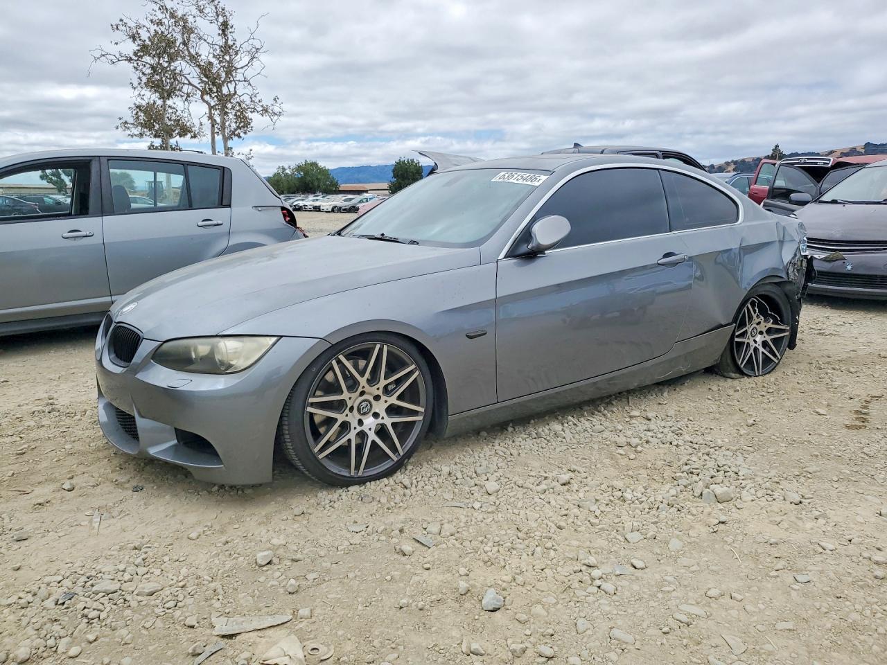 2008 Bmw 335 I Gray vin: WBAWB73598P038878