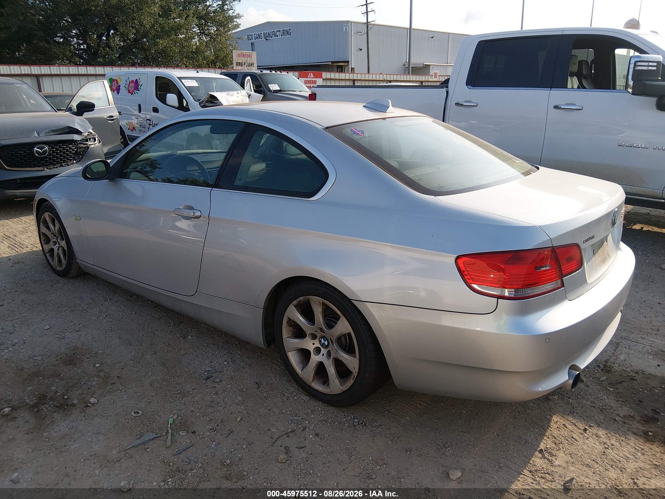 2008 Bmw 335i   Silver vin: WBAWB73598P039433