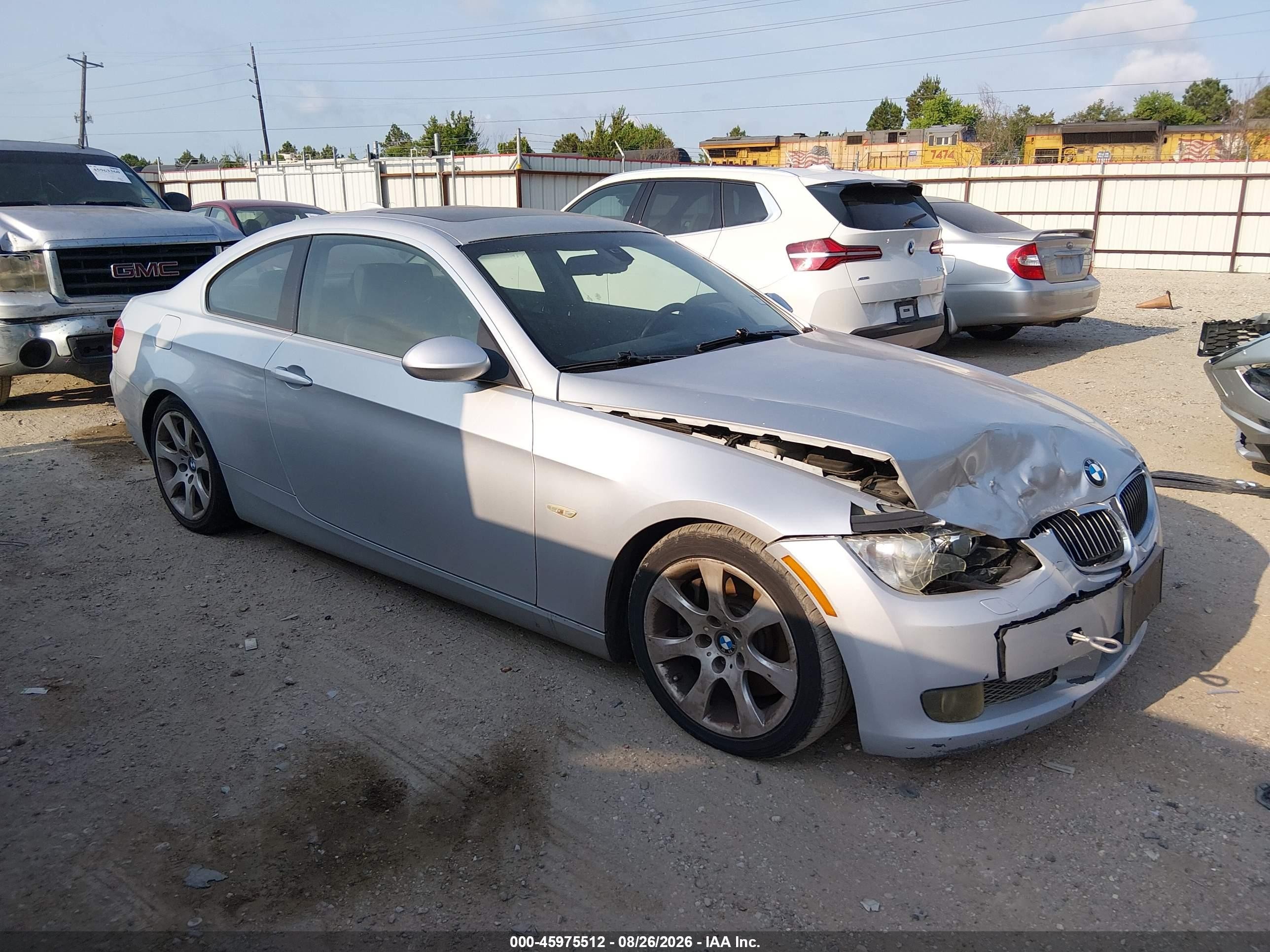 2008 Bmw 335i   Серебряный vin: WBAWB73598P039433