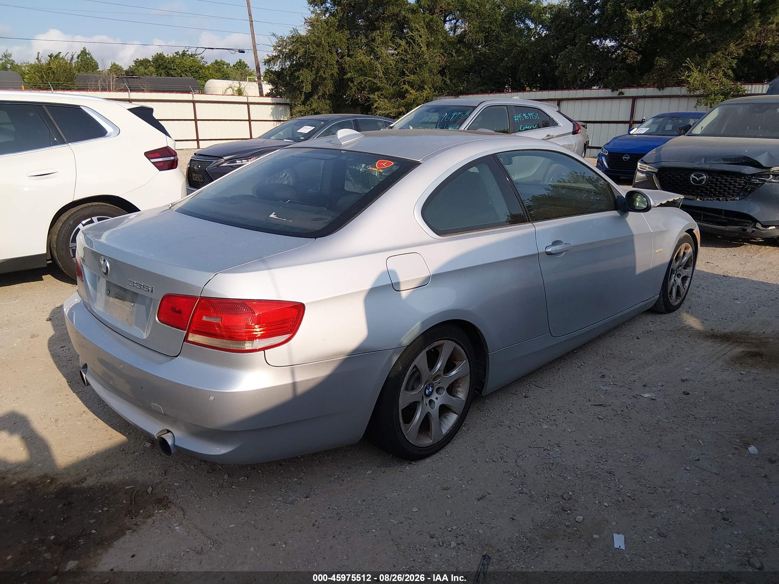 2008 Bmw 335i   Silver vin: WBAWB73598P039433