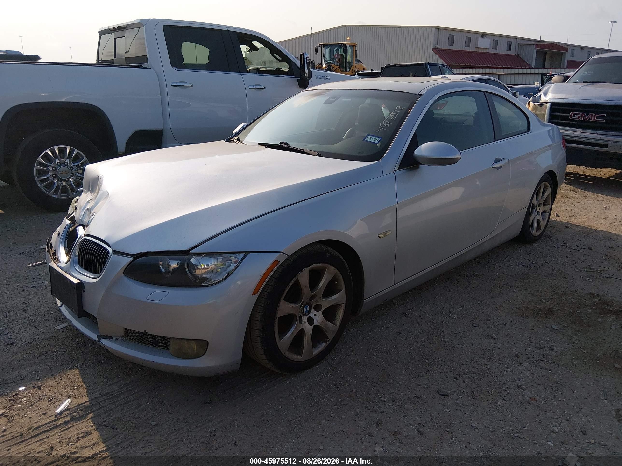 2008 Bmw 335i   Silver vin: WBAWB73598P039433