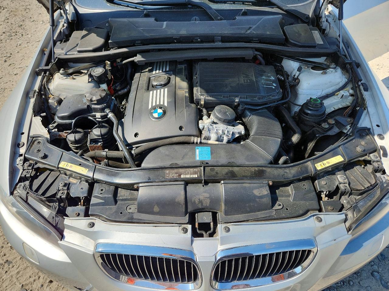 2007 Bmw 335 I Silver vin: WBAWB735X7P032957