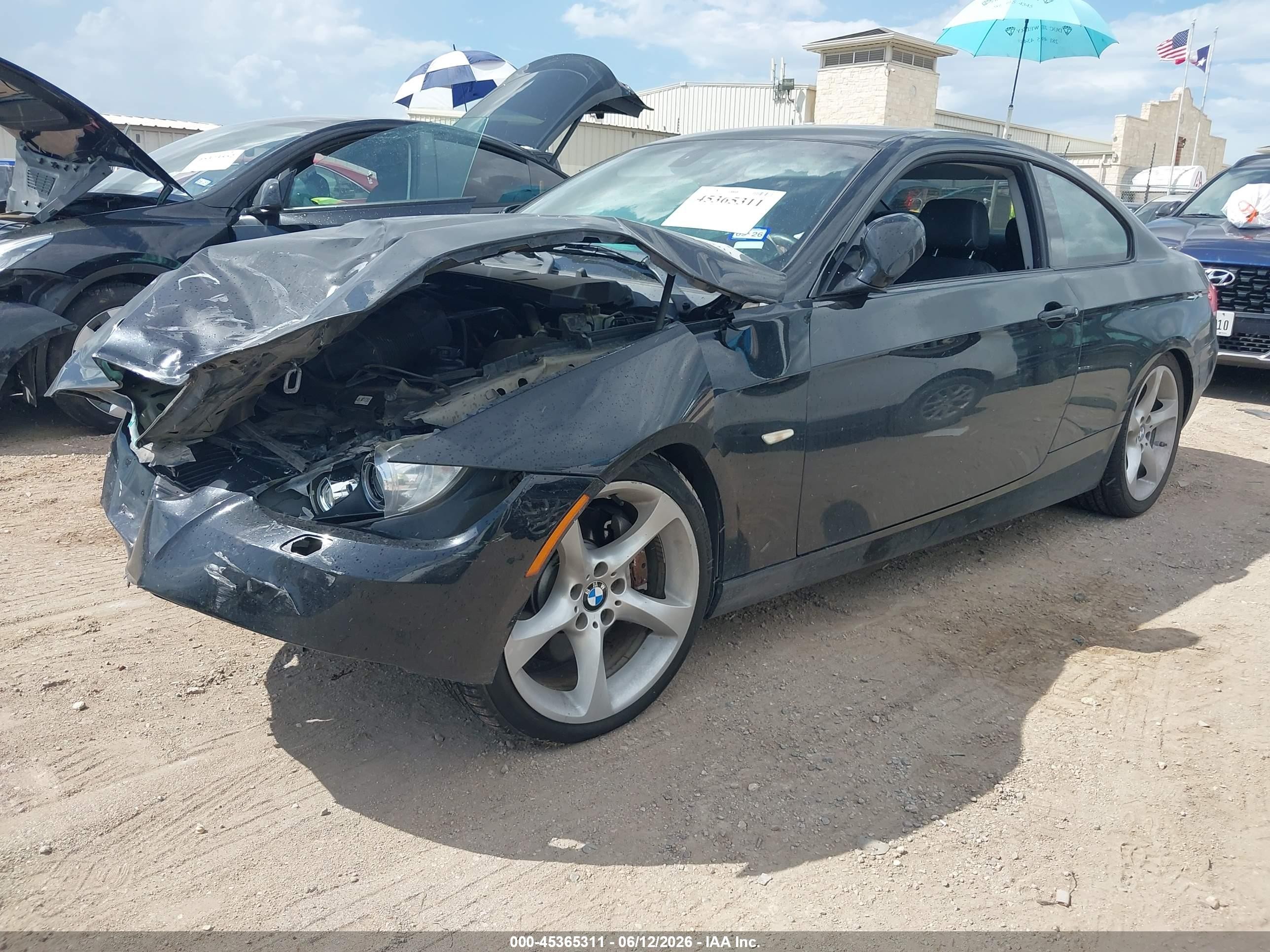 2010 Bmw 335i   Черный vin: WBAWB7C58AP048520