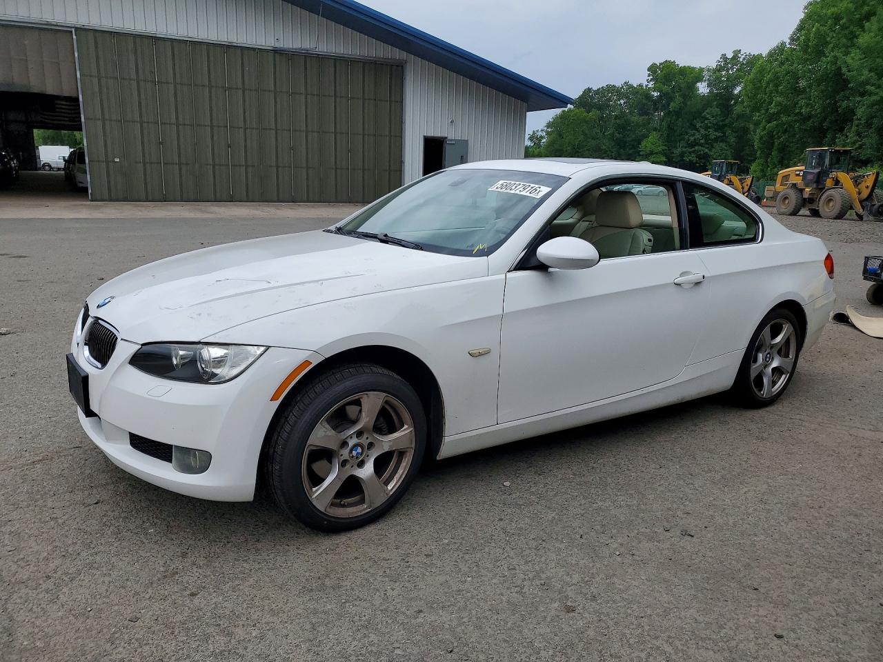 2007 Bmw 328 Xi White vin: WBAWC33517PD05700