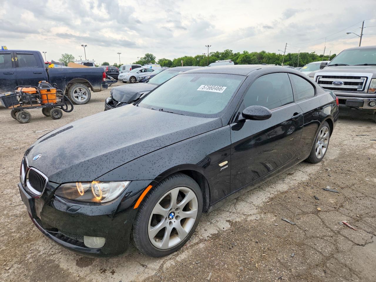 2009 Bmw 328 Xi Black vin: WBAWC33519PU83896