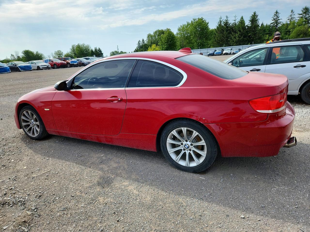 2007 Bmw 328 Xi Red vin: WBAWC33527PD08010