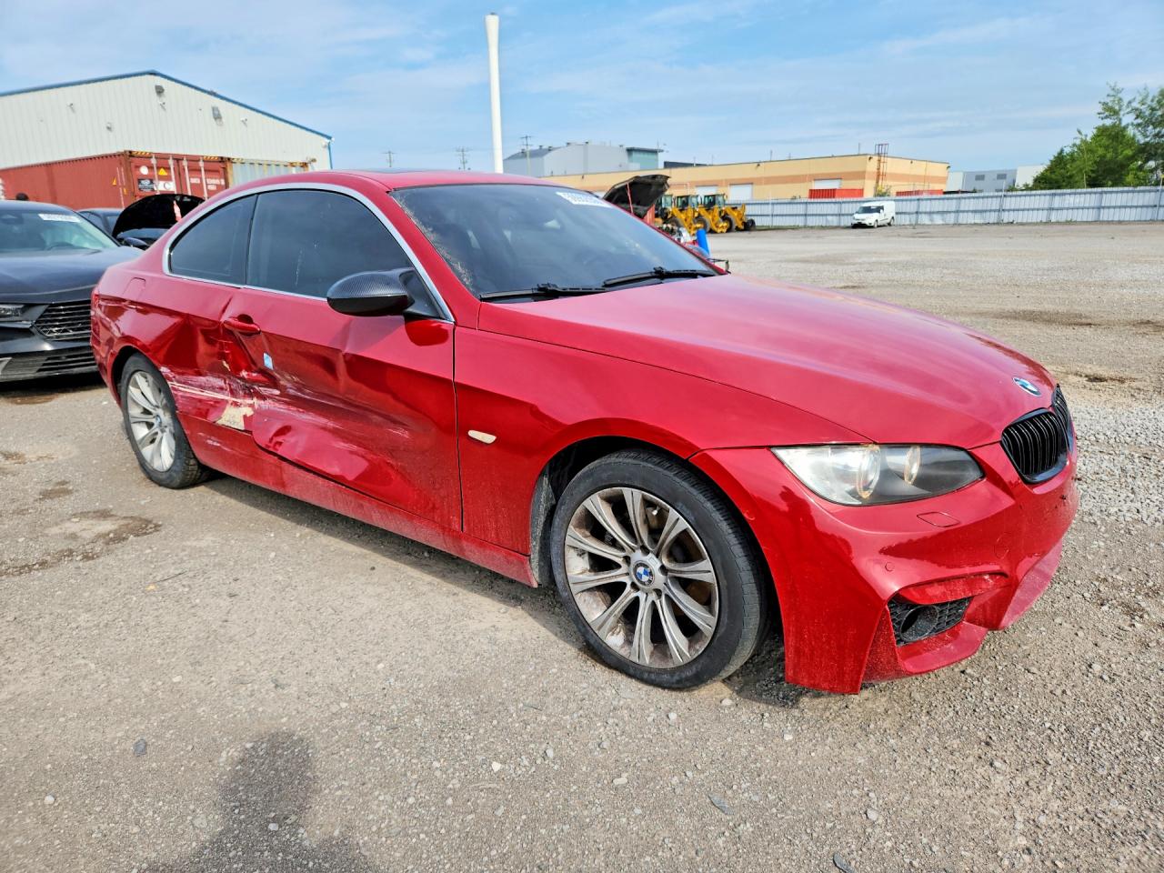 2007 Bmw 328 Xi Red vin: WBAWC33527PD08010