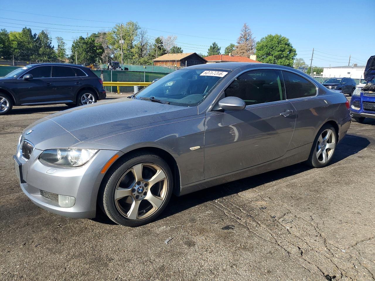 2007 Bmw 328 Xi Silver vin: WBAWC33537PC86034