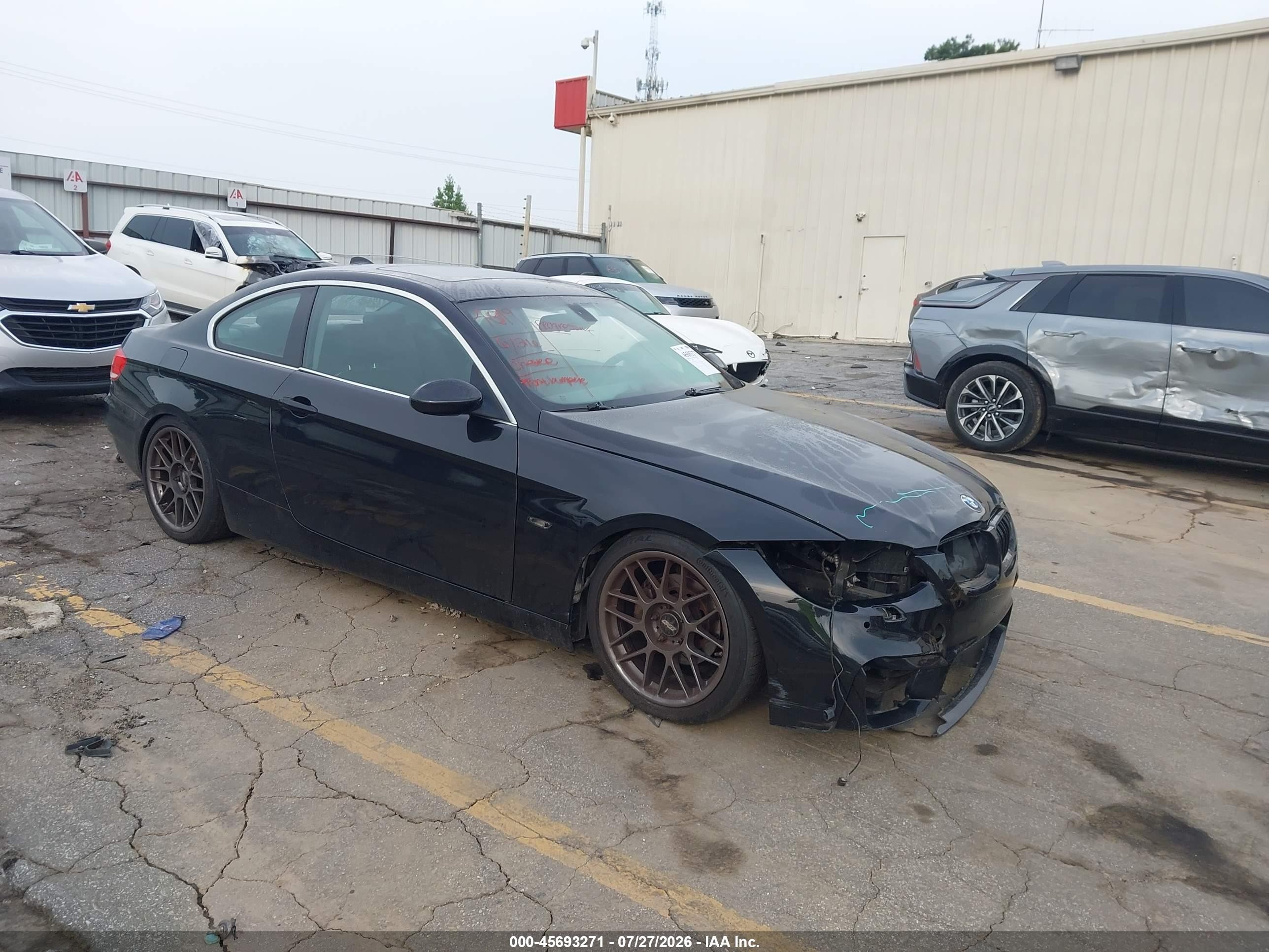 2007 Bmw 328xi   Черный vin: WBAWC33537PC86177
