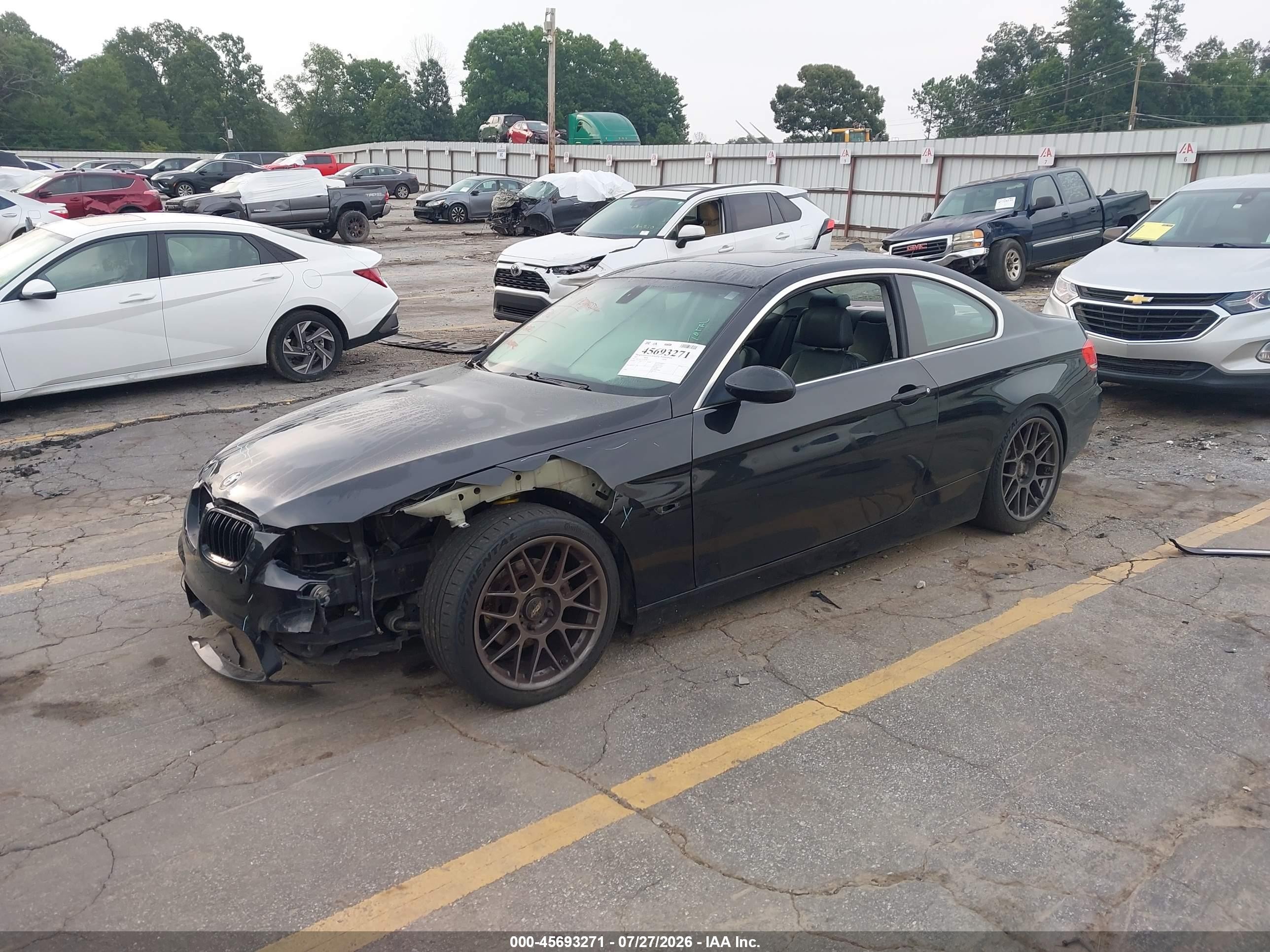 2007 Bmw 328xi   Black vin: WBAWC33537PC86177