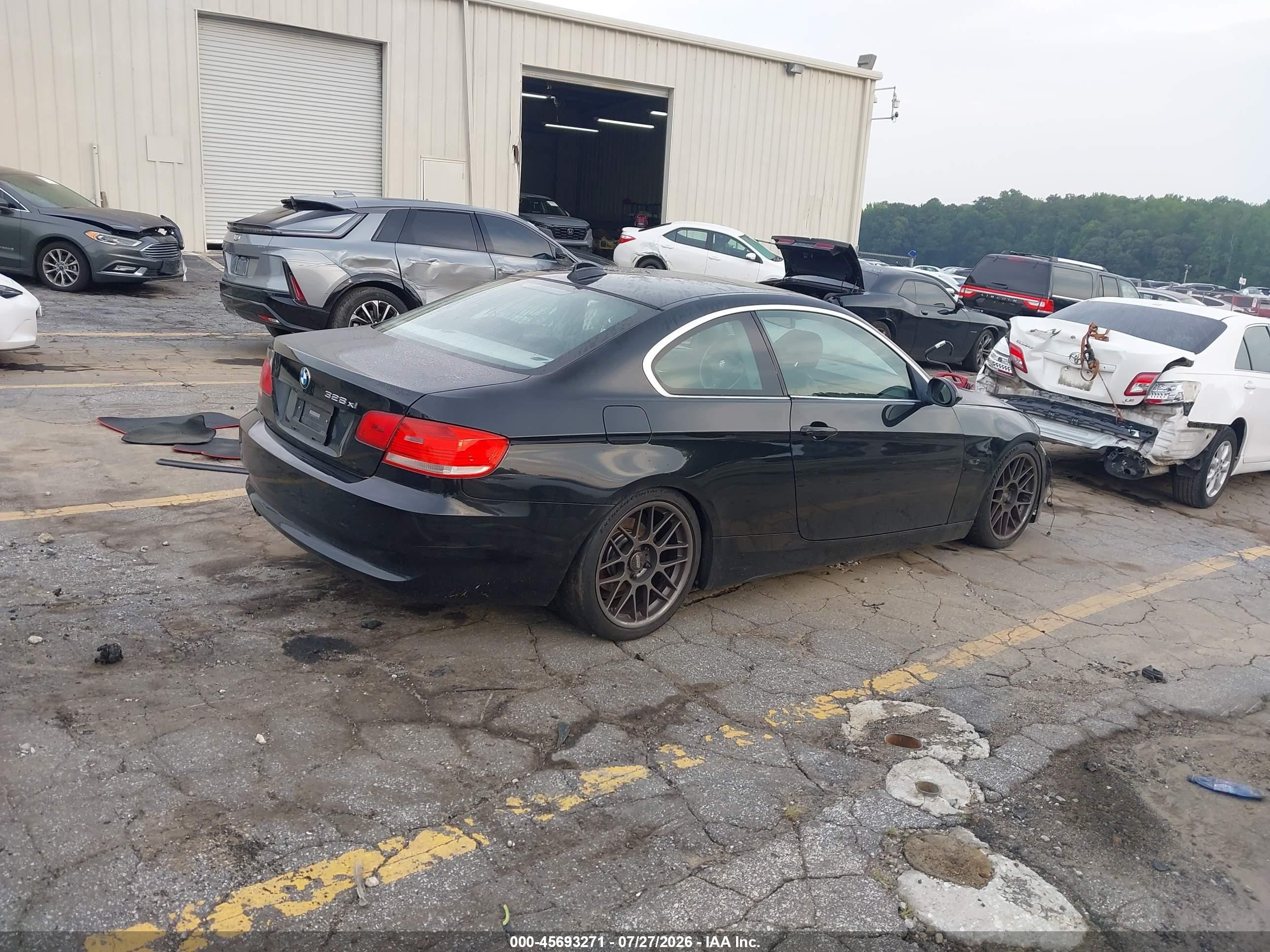 2007 Bmw 328xi   Black vin: WBAWC33537PC86177