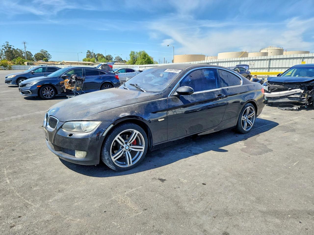 2007 Bmw 328 Xi Black vin: WBAWC33537PD07626