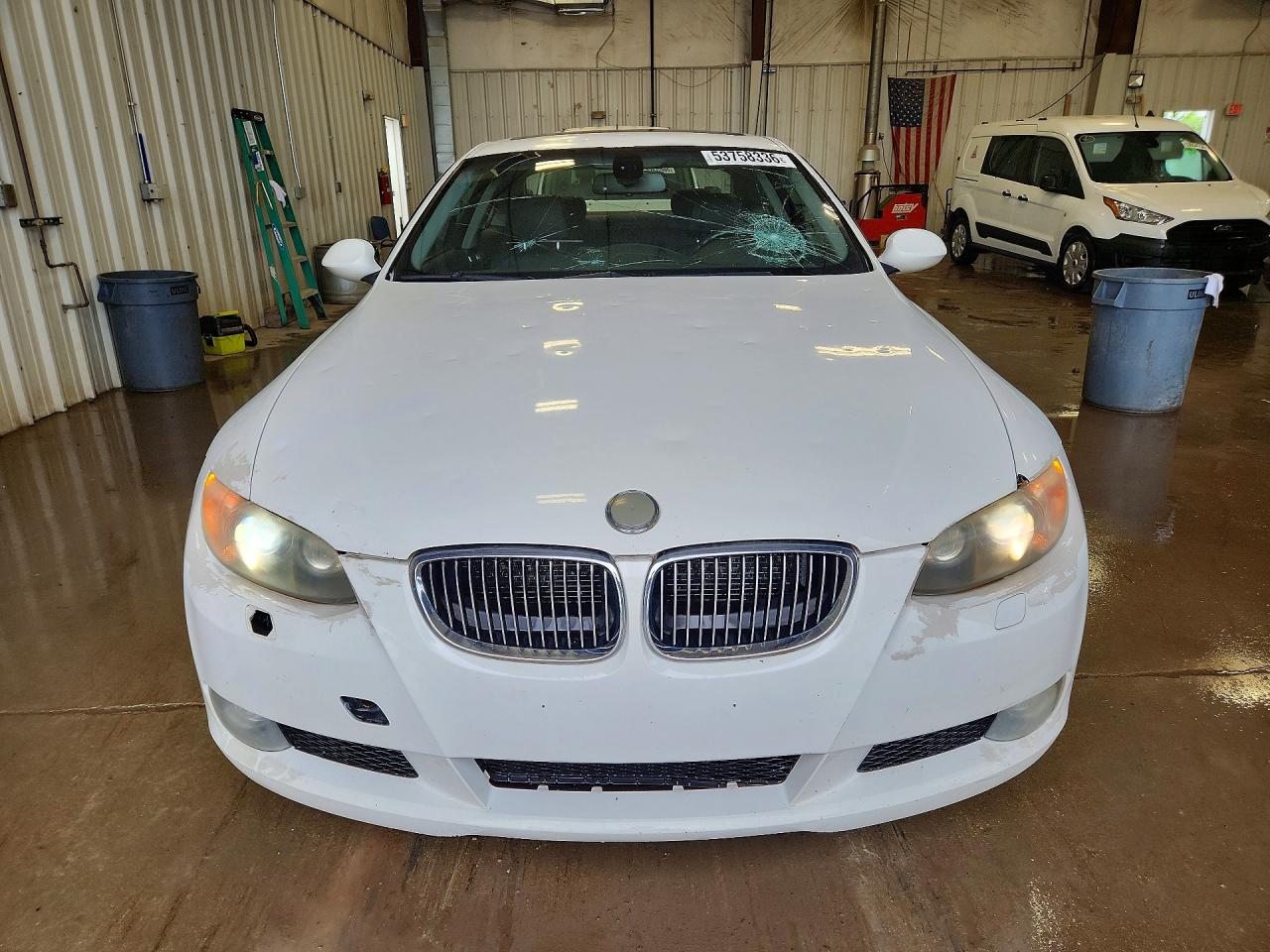 2009 Bmw 328 Xi White vin: WBAWC33549PU84895