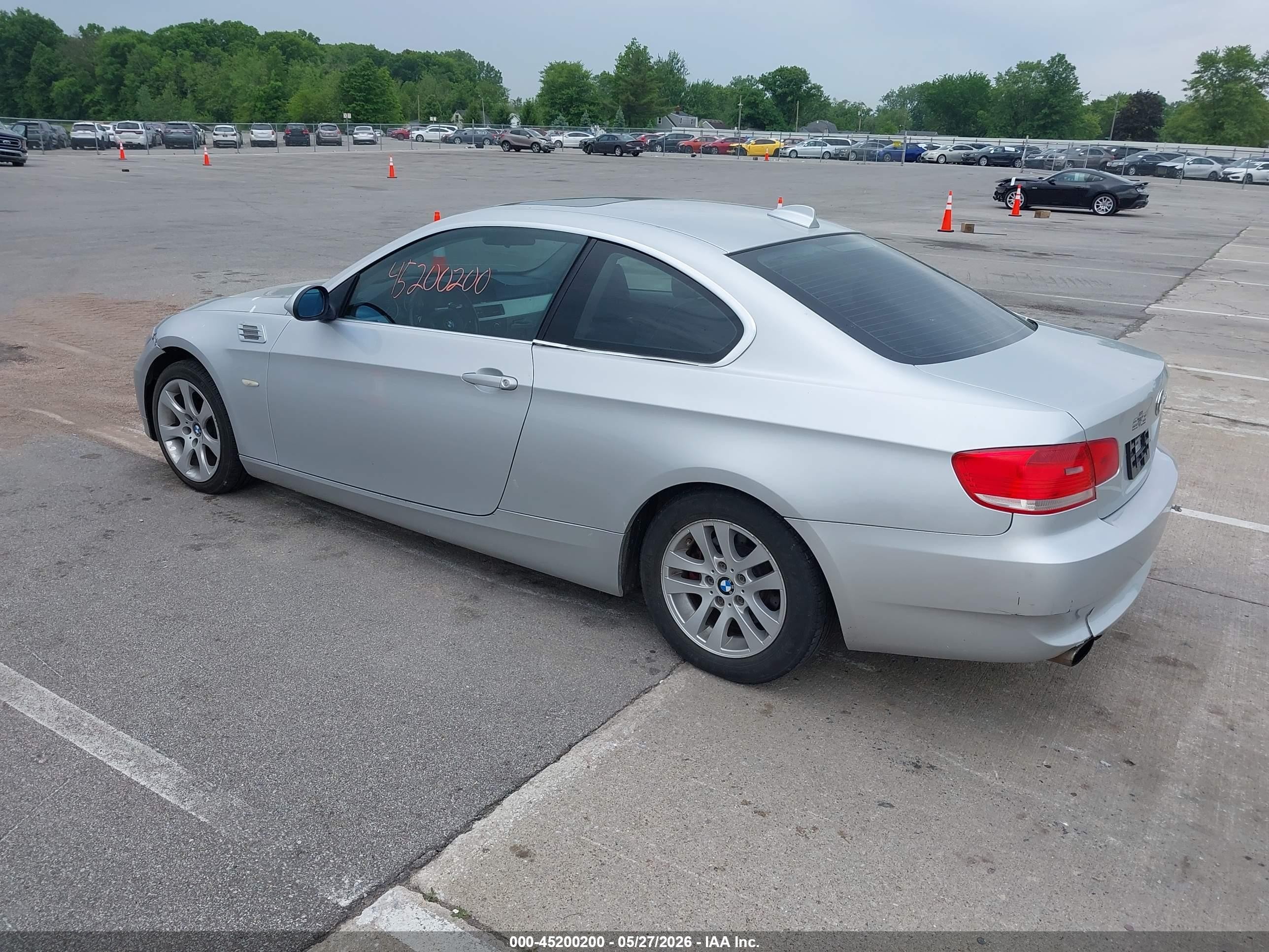 2008 Bmw 328xi   Silver vin: WBAWC33578PD09283