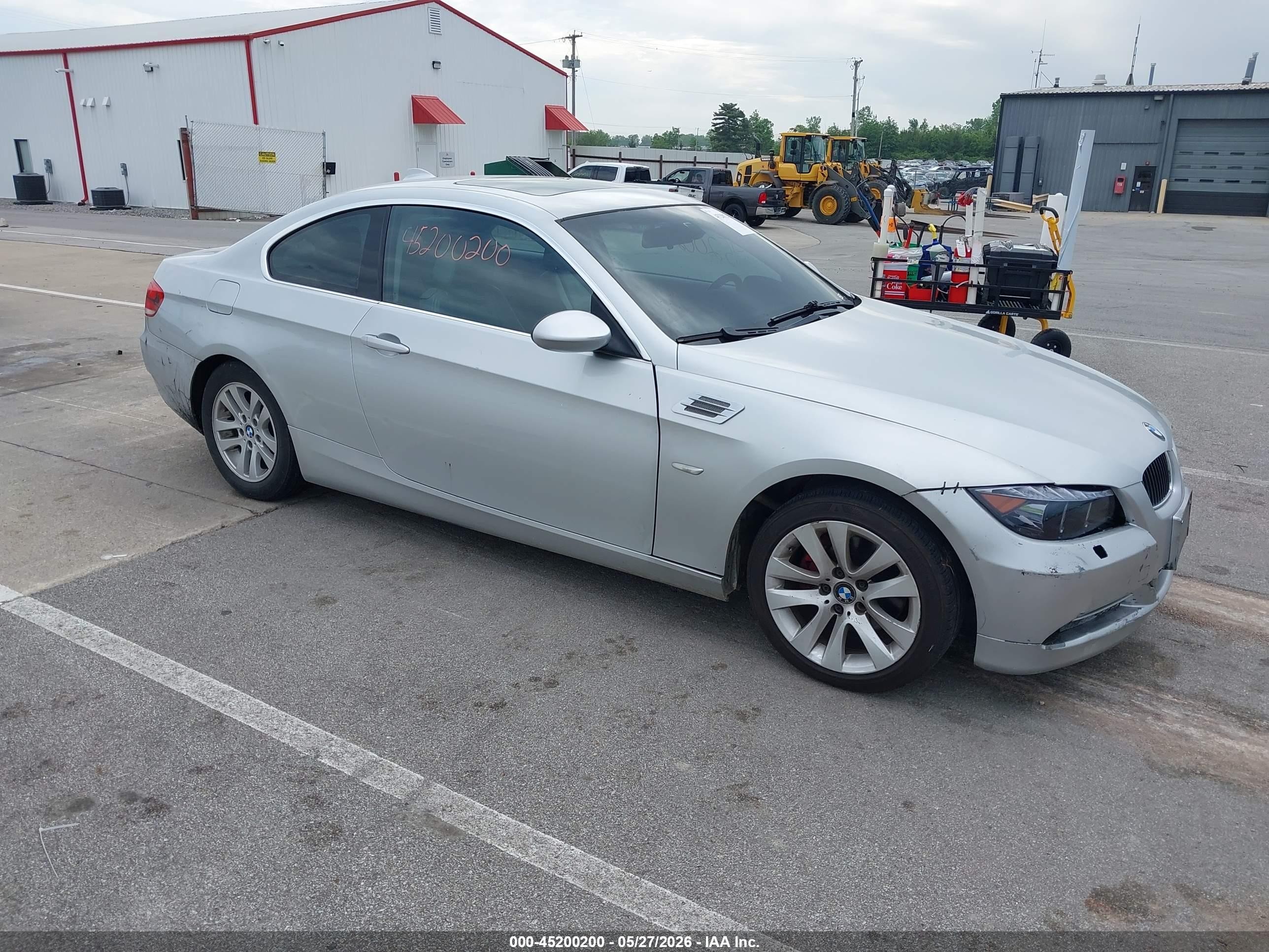 2008 Bmw 328xi   Silver vin: WBAWC33578PD09283