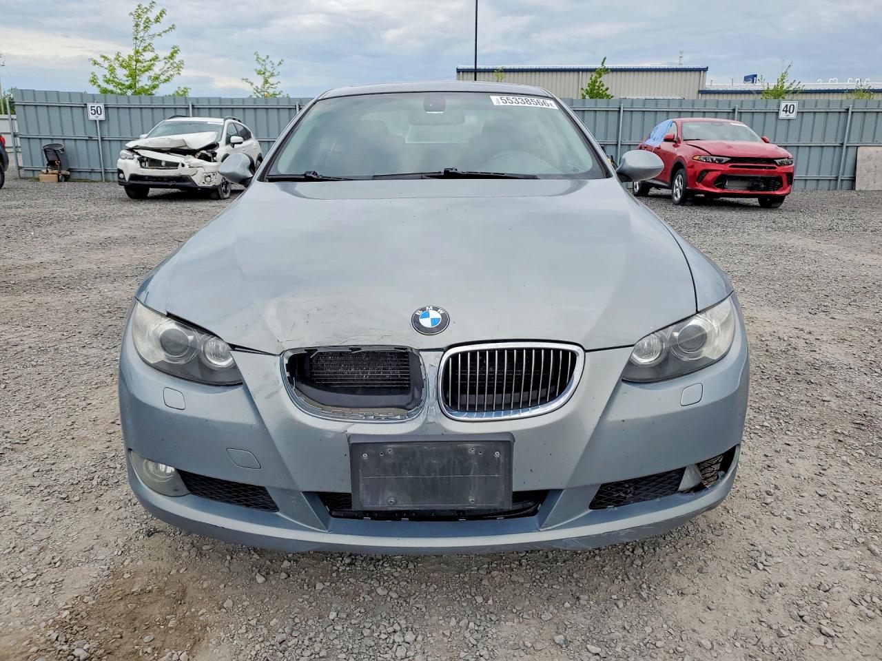 2007 Bmw 328 Xi Gray vin: WBAWC33587PD05760