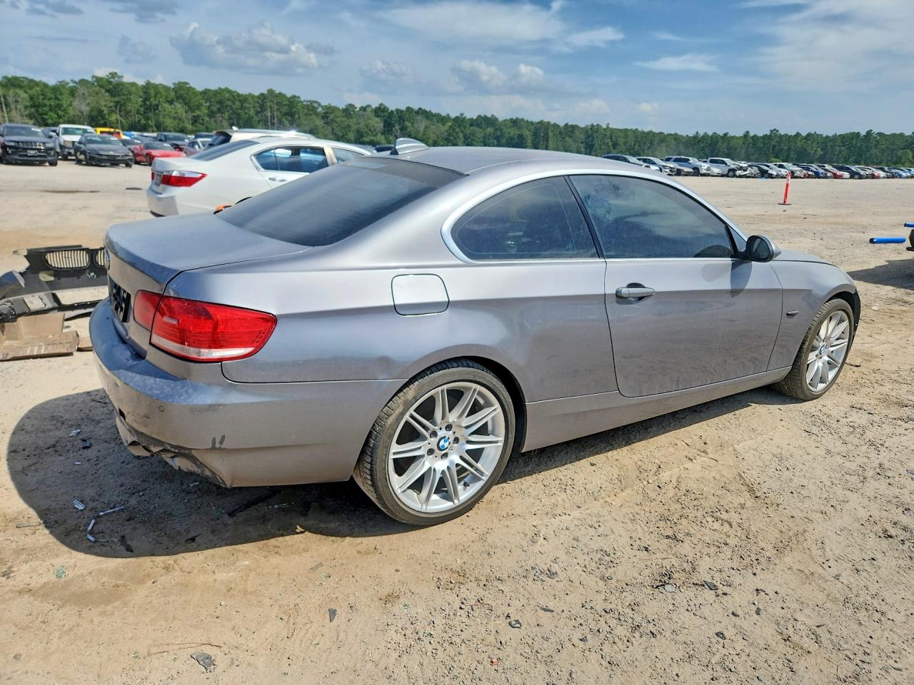 2008 Bmw 335 Xi Gray vin: WBAWC73548E066824
