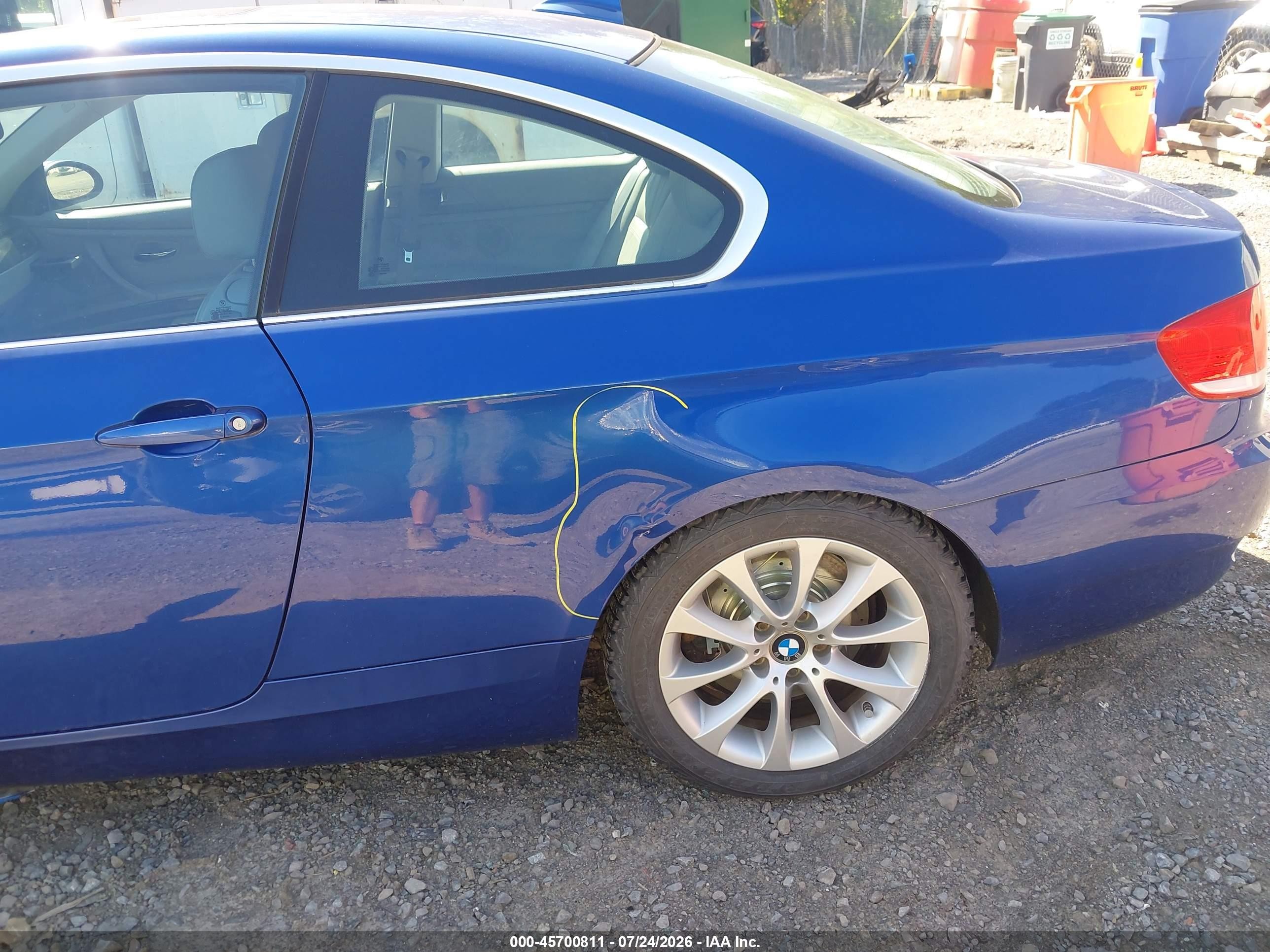 2008 Bmw 335xi   Blue vin: WBAWC73578E062167