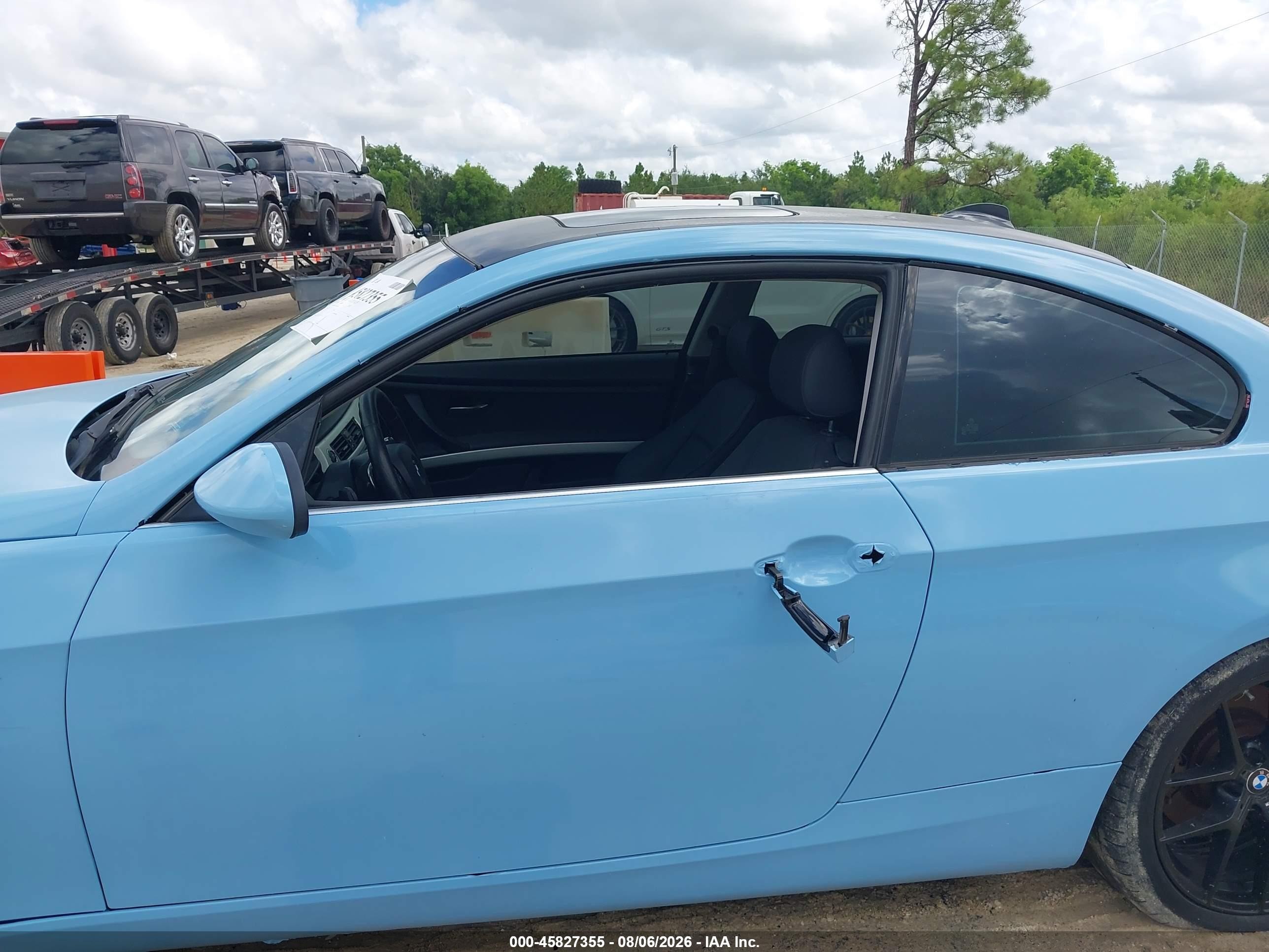 2008 Bmw 335xi   Light Blue vin: WBAWC73578E065991