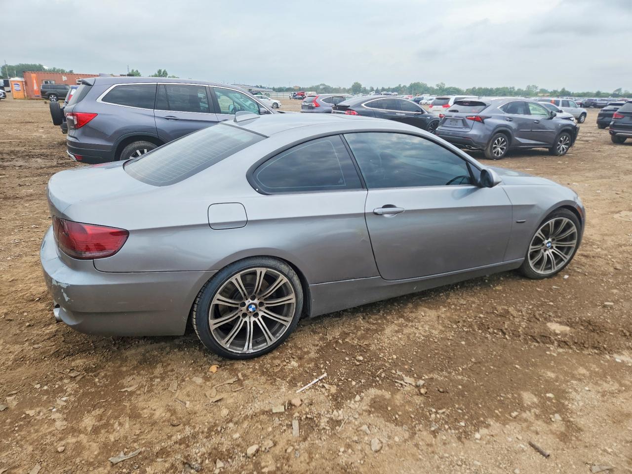2008 Bmw 335 Xi Gray vin: WBAWC73578E066543