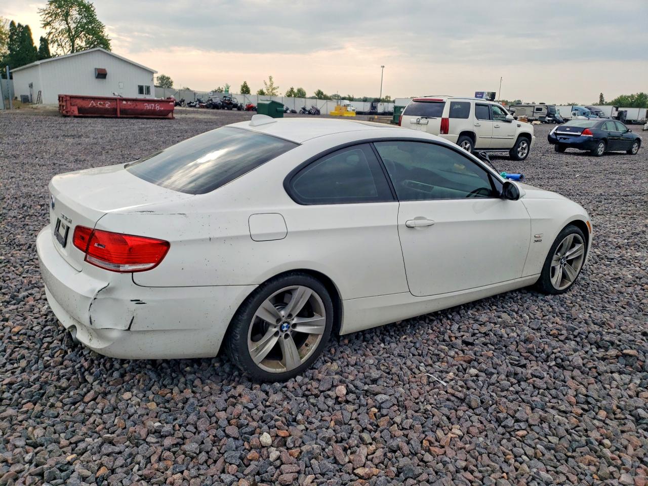 2009 Bmw 335 Xi White vin: WBAWC73579E068083